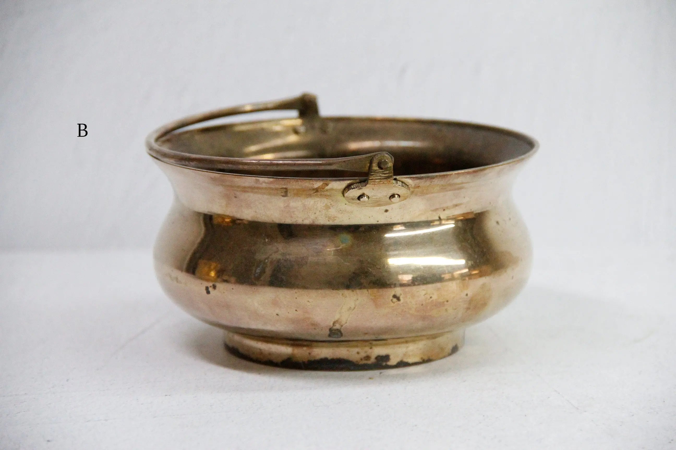 Vintage Brass Planter | Solid Brass Pot-Assorted  Debra Hall Lifestyle