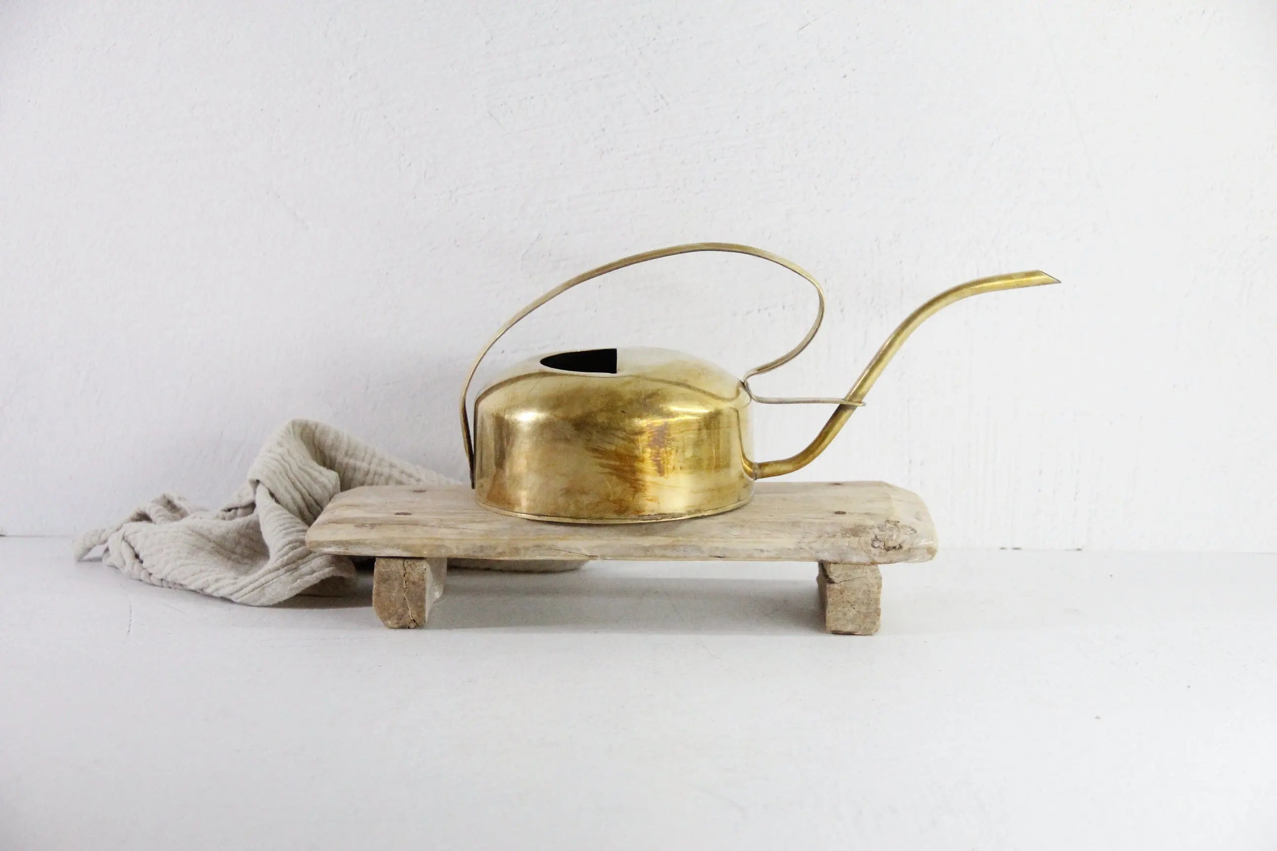 Vintage Brass Watering Can From England | Mid 1900s  Debra Hall Lifestyle