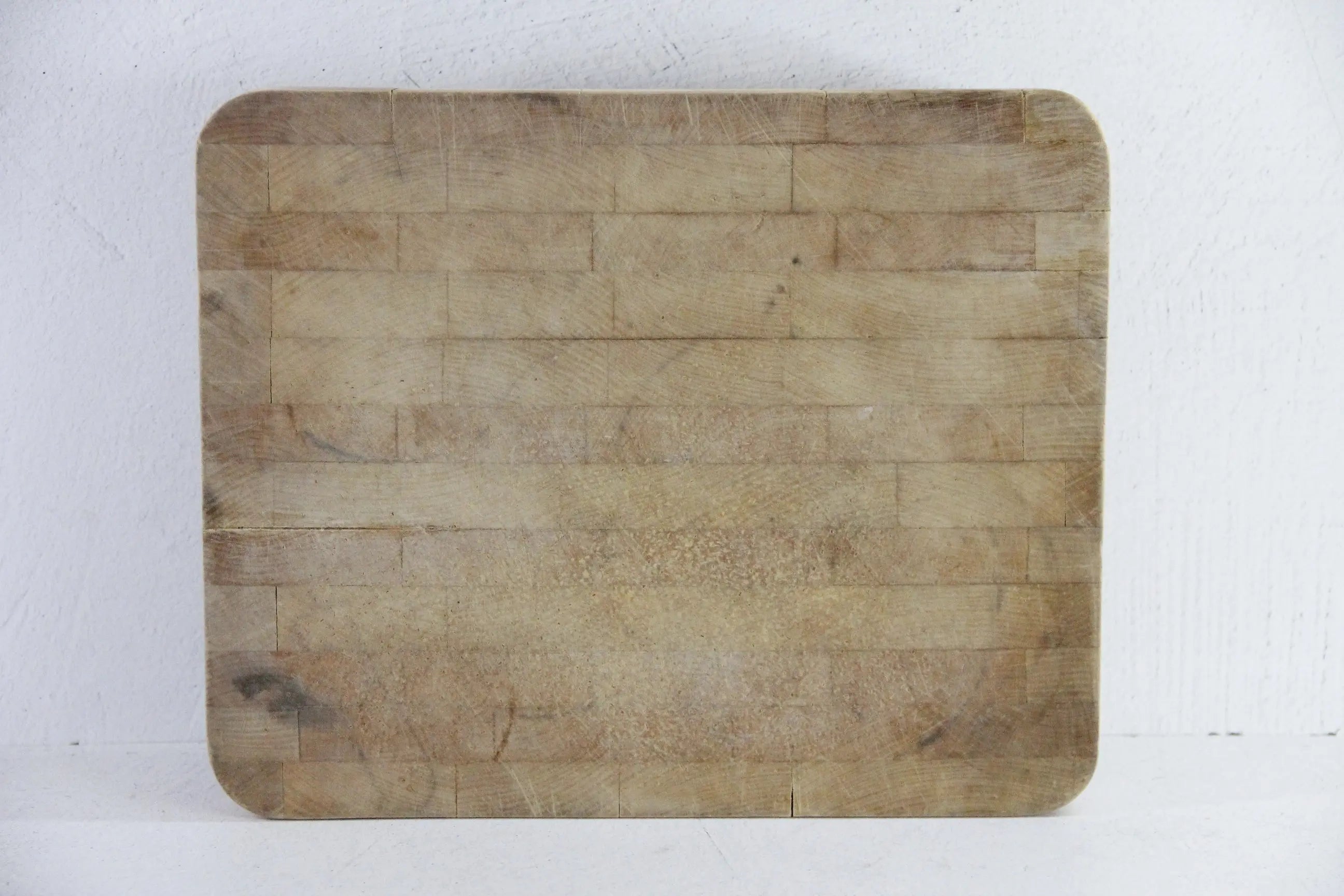Vintage Butcher Block Cutting Board | Footed Chop Block  Debra Hall Lifestyle