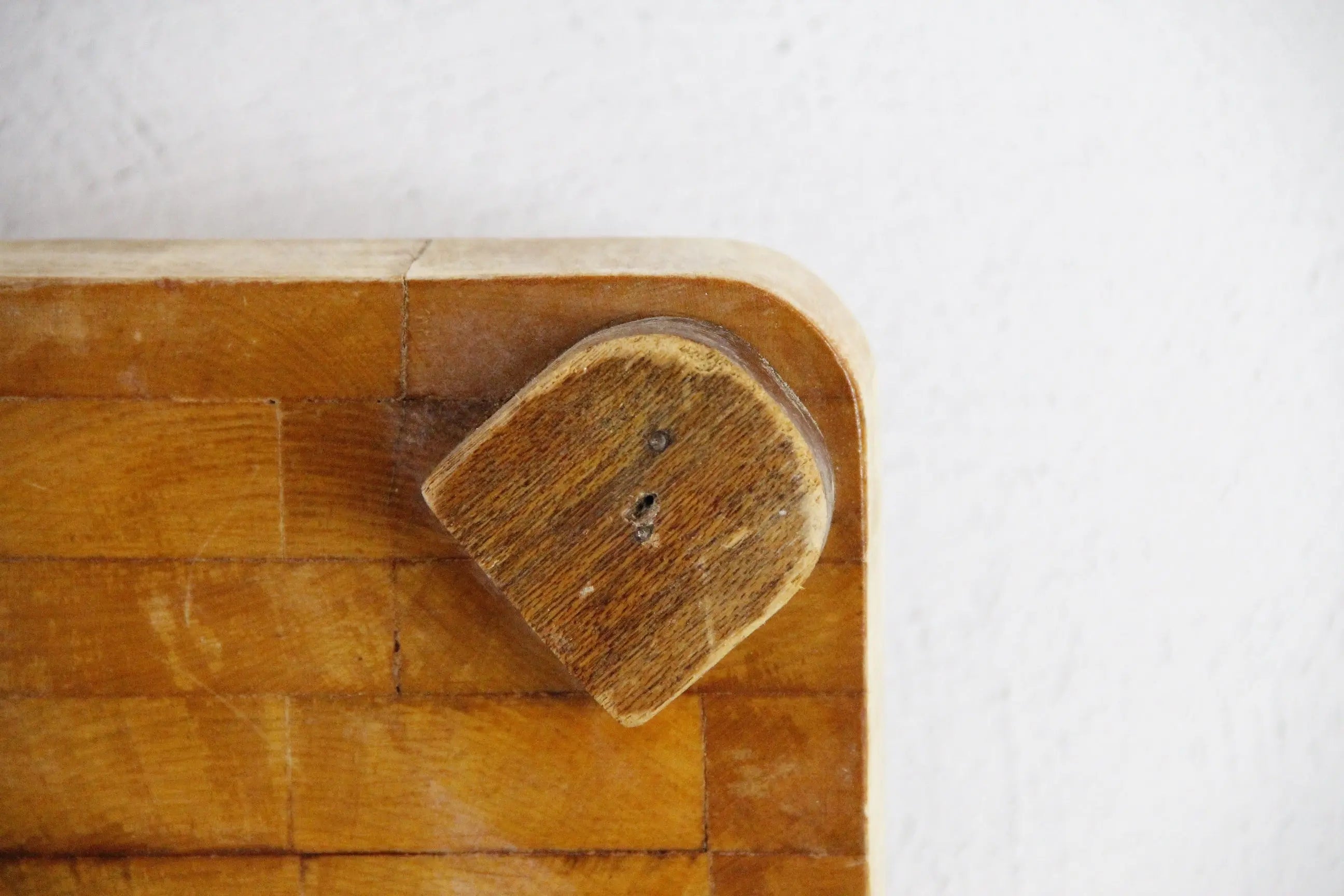 Vintage Butcher Block Cutting Board | Footed Chop Block  Debra Hall Lifestyle