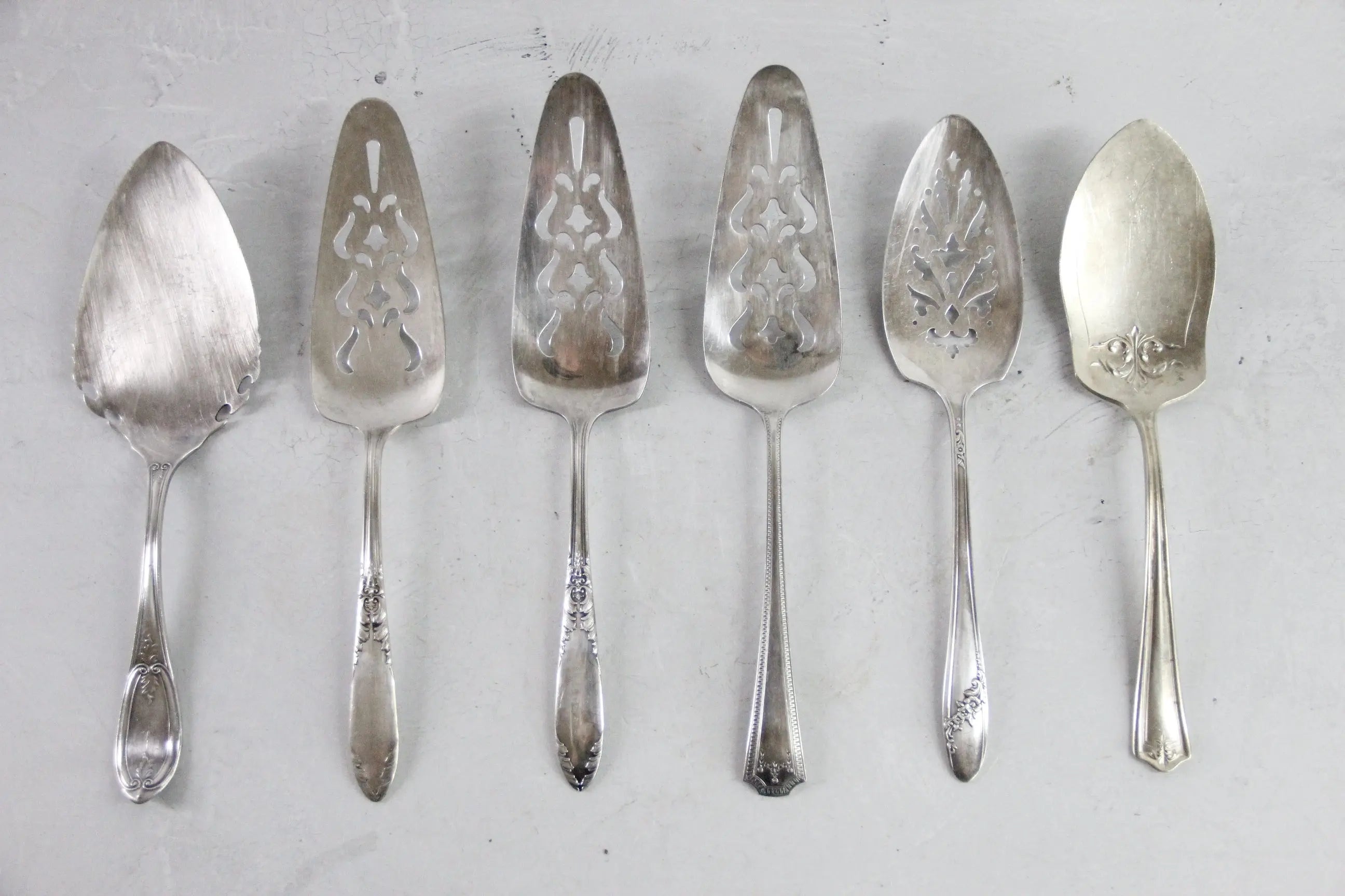 Vintage Cake Server | Silver Pie Tart Serving Utensil  Debra Hall Lifestyle