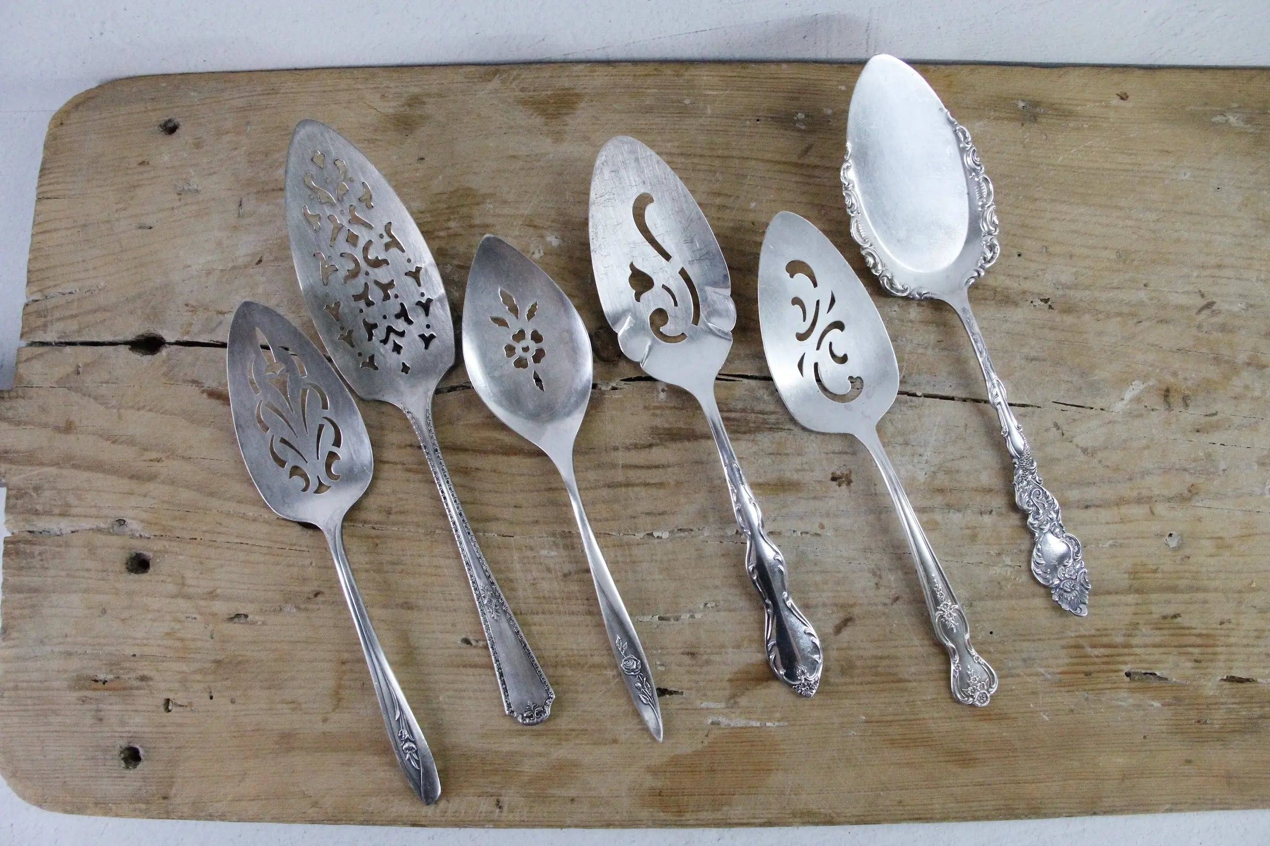 Vintage Cake Server | Silver Tart/Pie Serving Utensil