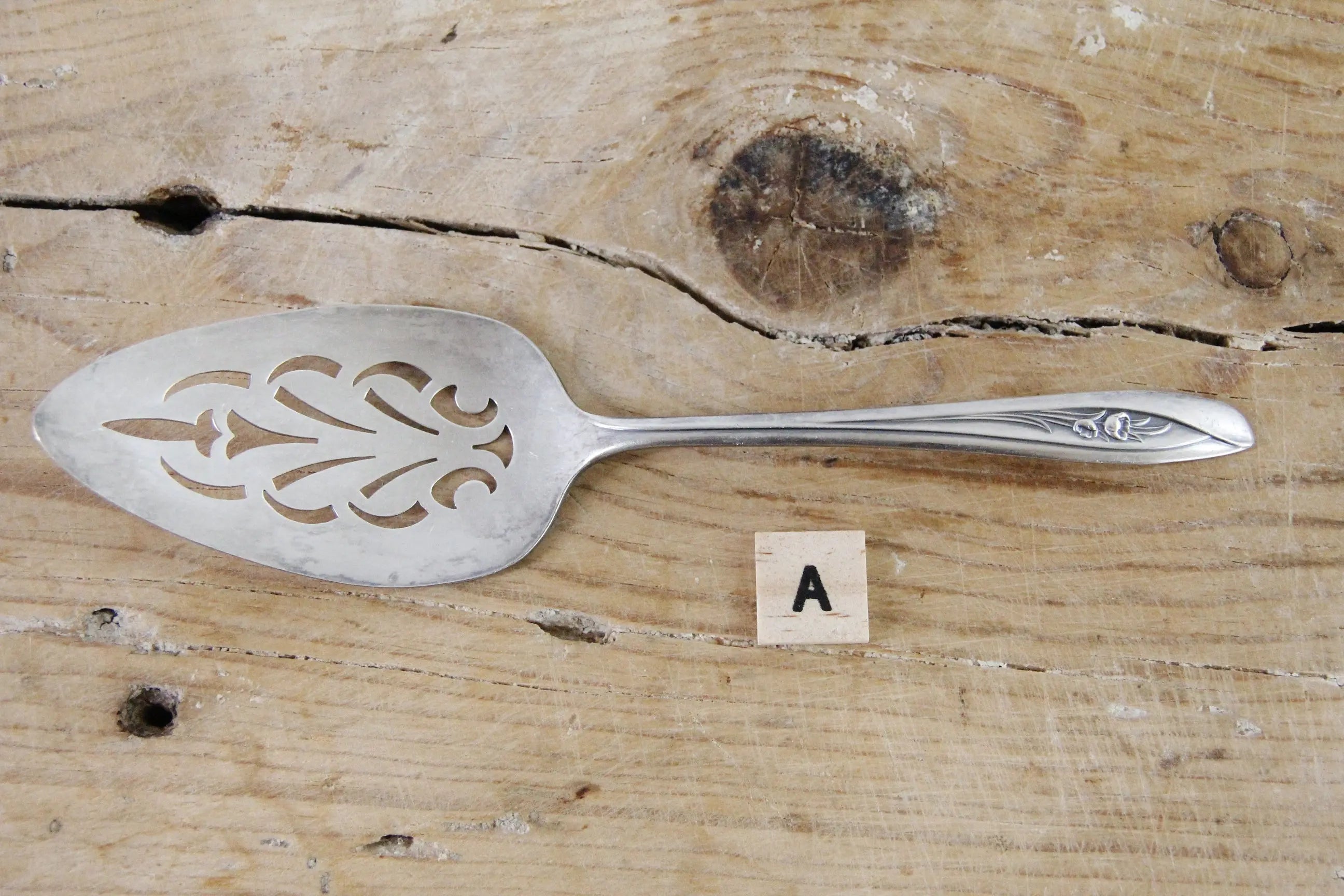Vintage Cake Server | Silver Tart/Pie Serving Utensil