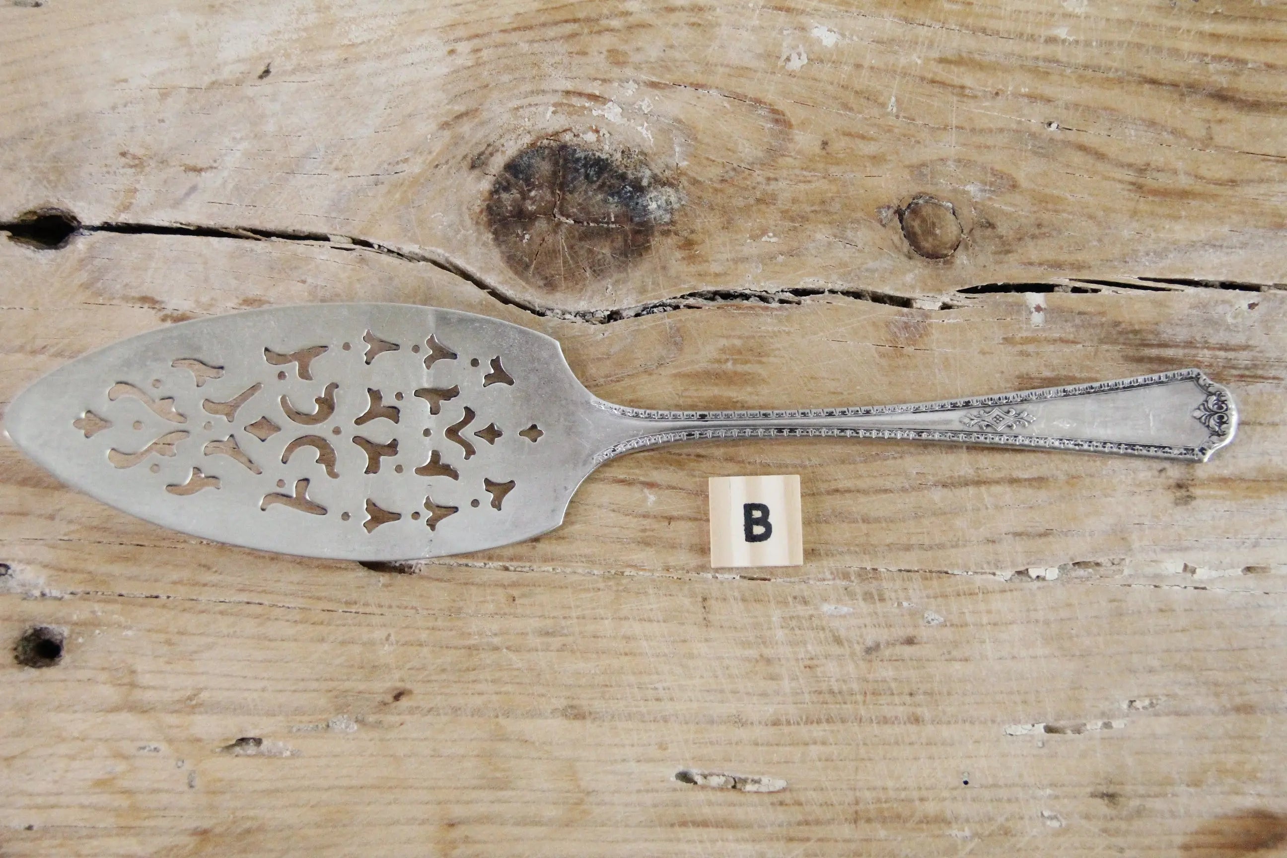 Vintage Cake Server | Silver Tart/Pie Serving Utensil