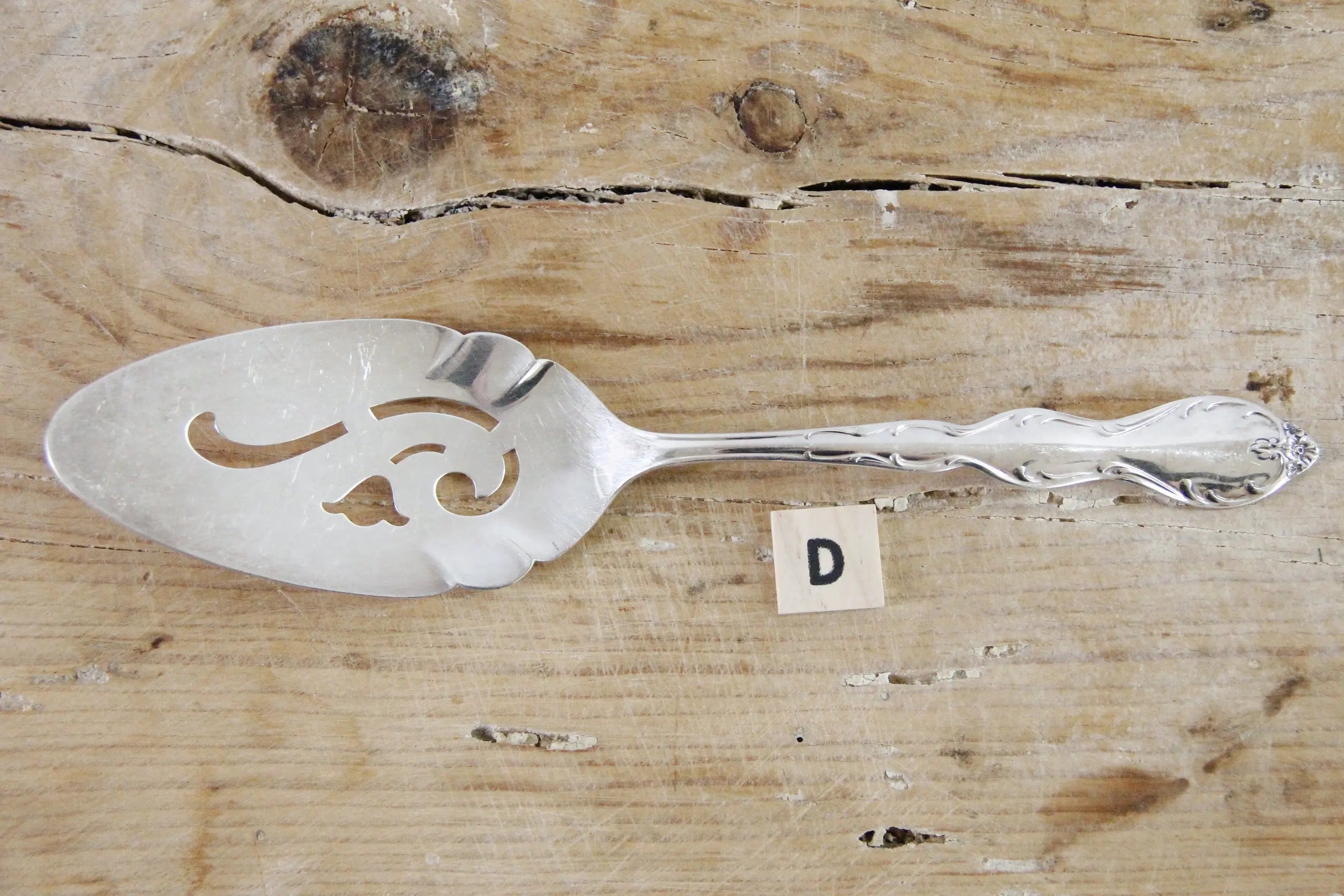 Vintage Cake Server | Silver Tart/Pie Serving Utensil