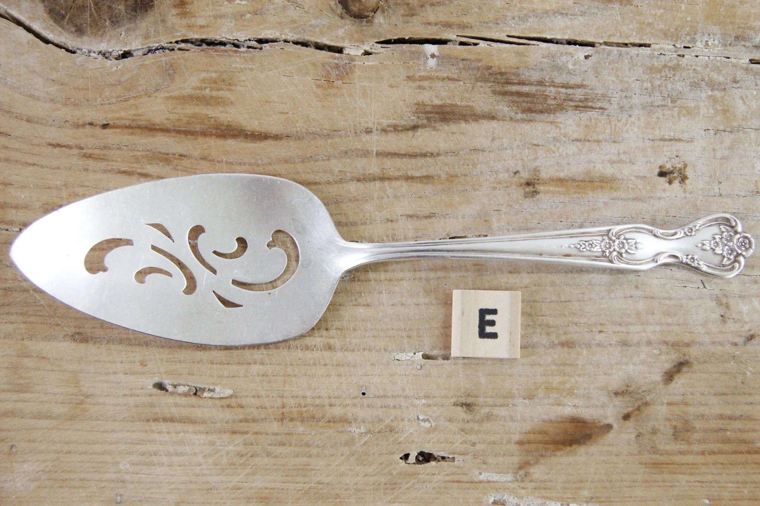 Vintage Cake Server | Silver Tart/Pie Serving Utensil