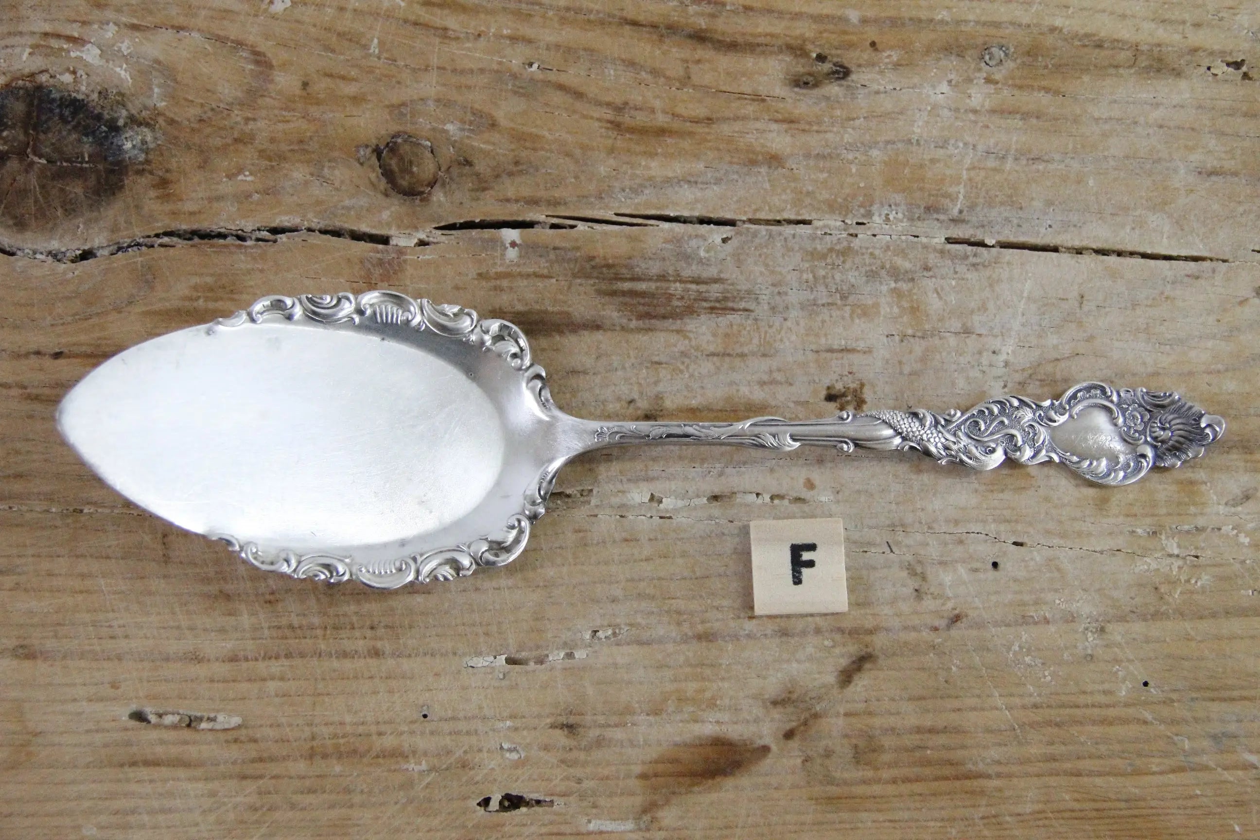 Vintage Cake Server | Silver Tart/Pie Serving Utensil