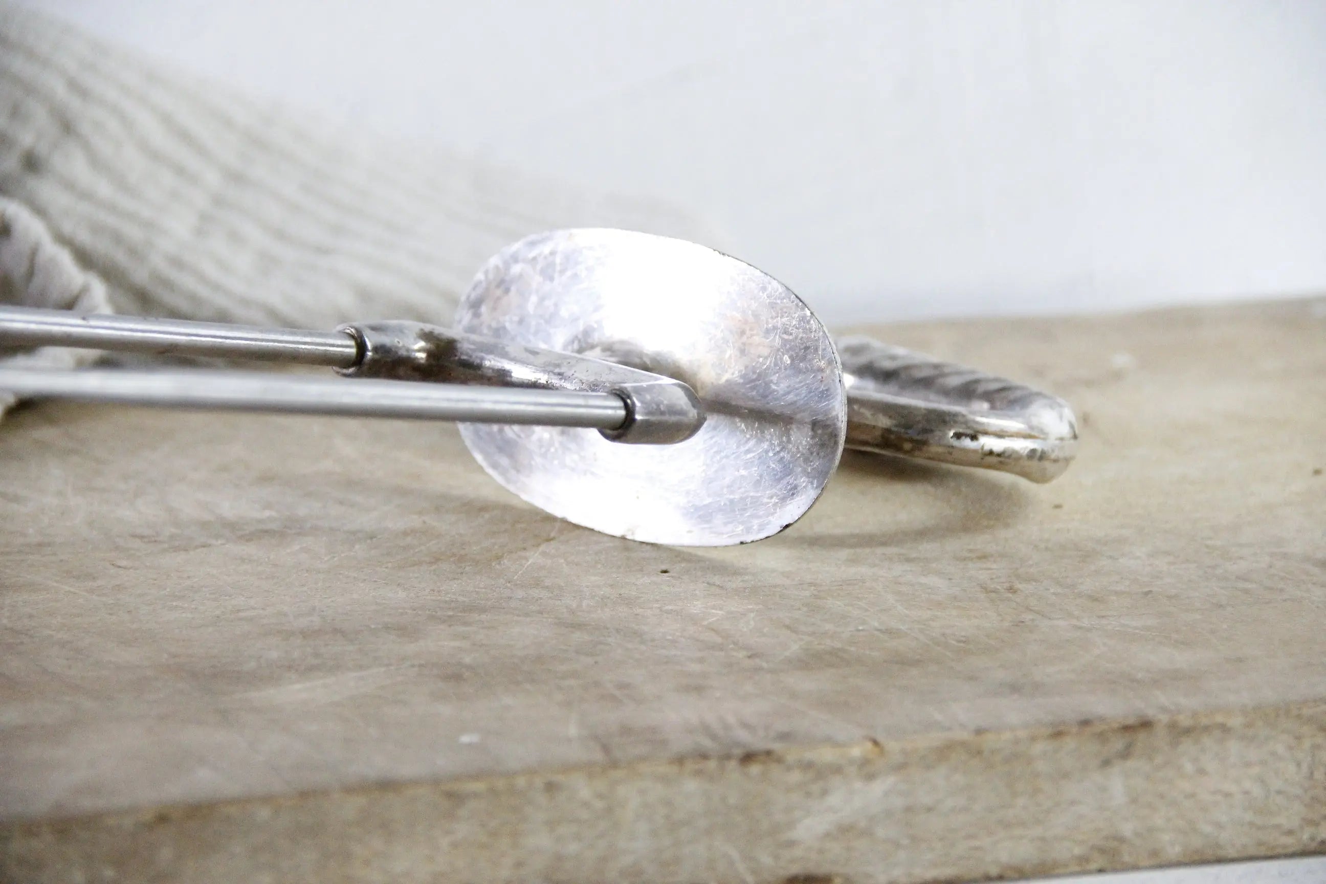 Vintage Carving Fork | Silver Two Prong Meat Holder  Debra Hall Lifestyle