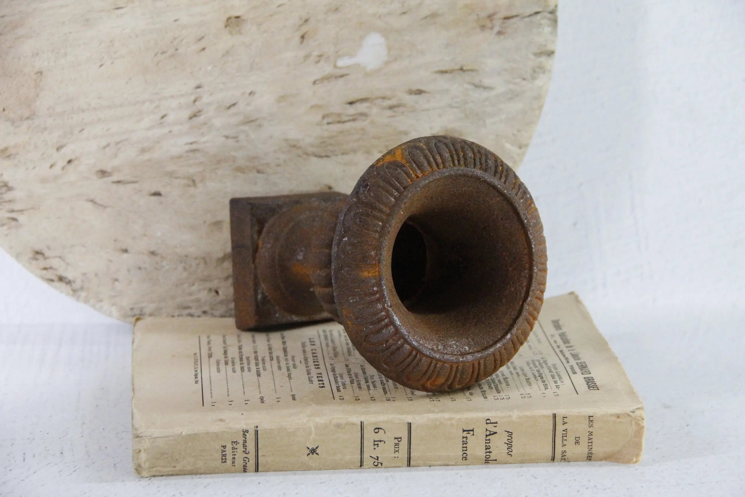 Vintage Cast Iron Urn Mini | French Style Planter