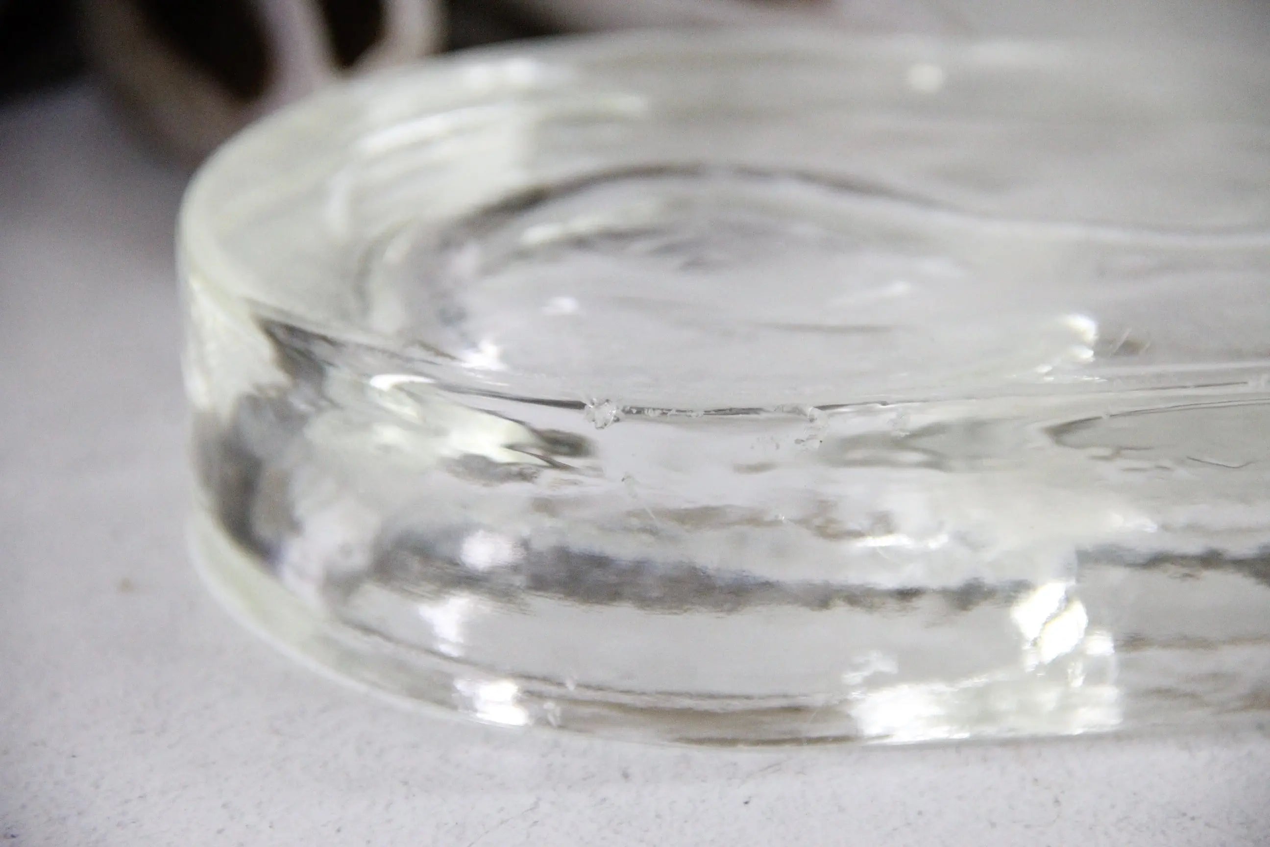 Vintage Cigar Ashtray | Large MCM Heavy Glass Blenko  Debra Hall Lifestyle