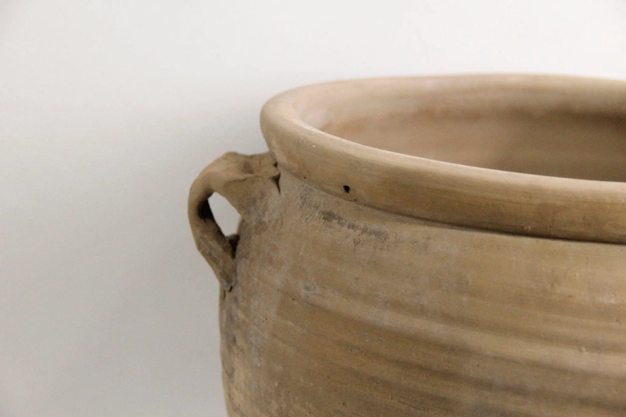 Vintage Clay Pot | XL Wabi Sabi Vessel  Debra Hall Lifestyle