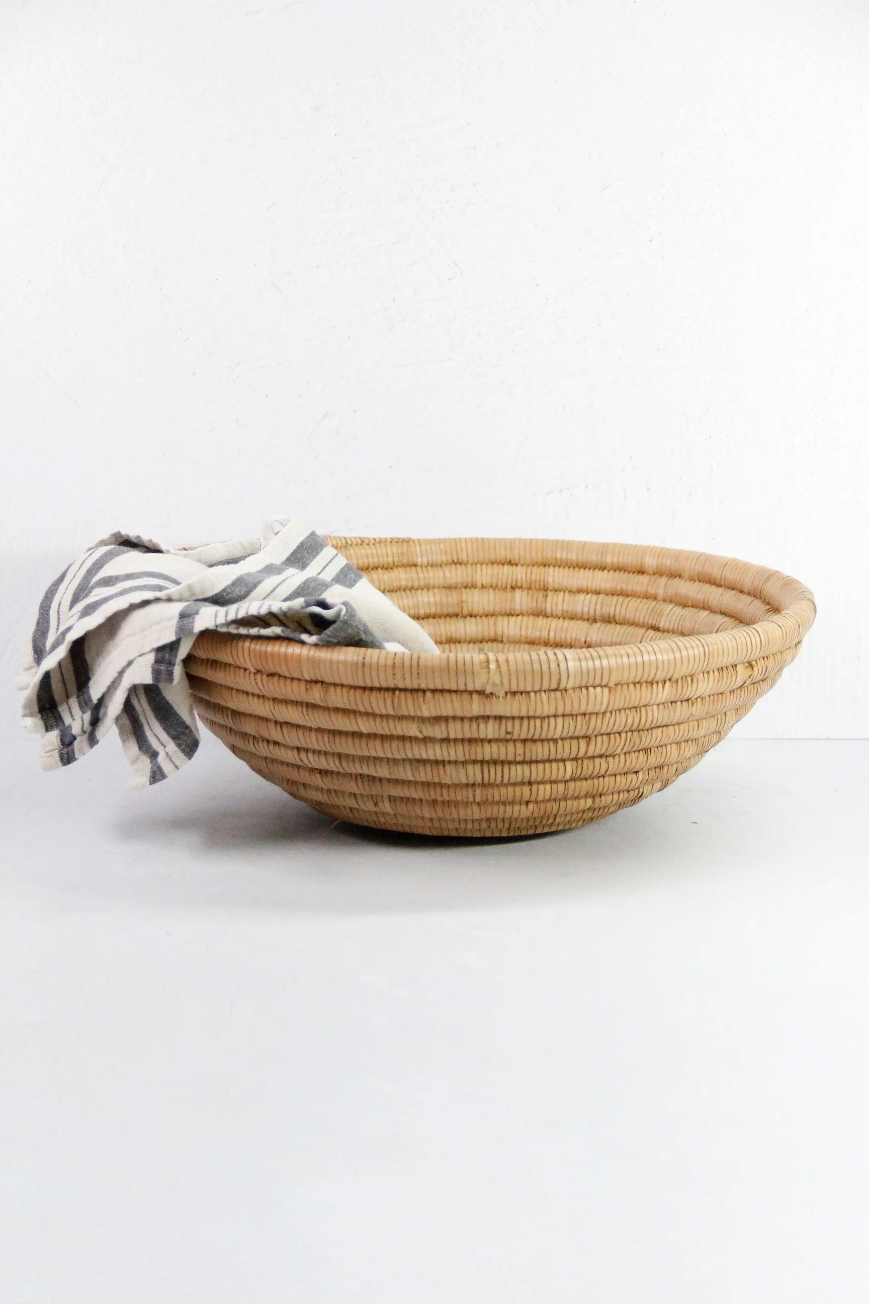 Vintage Coiled Basket  Debra Hall Lifestyle