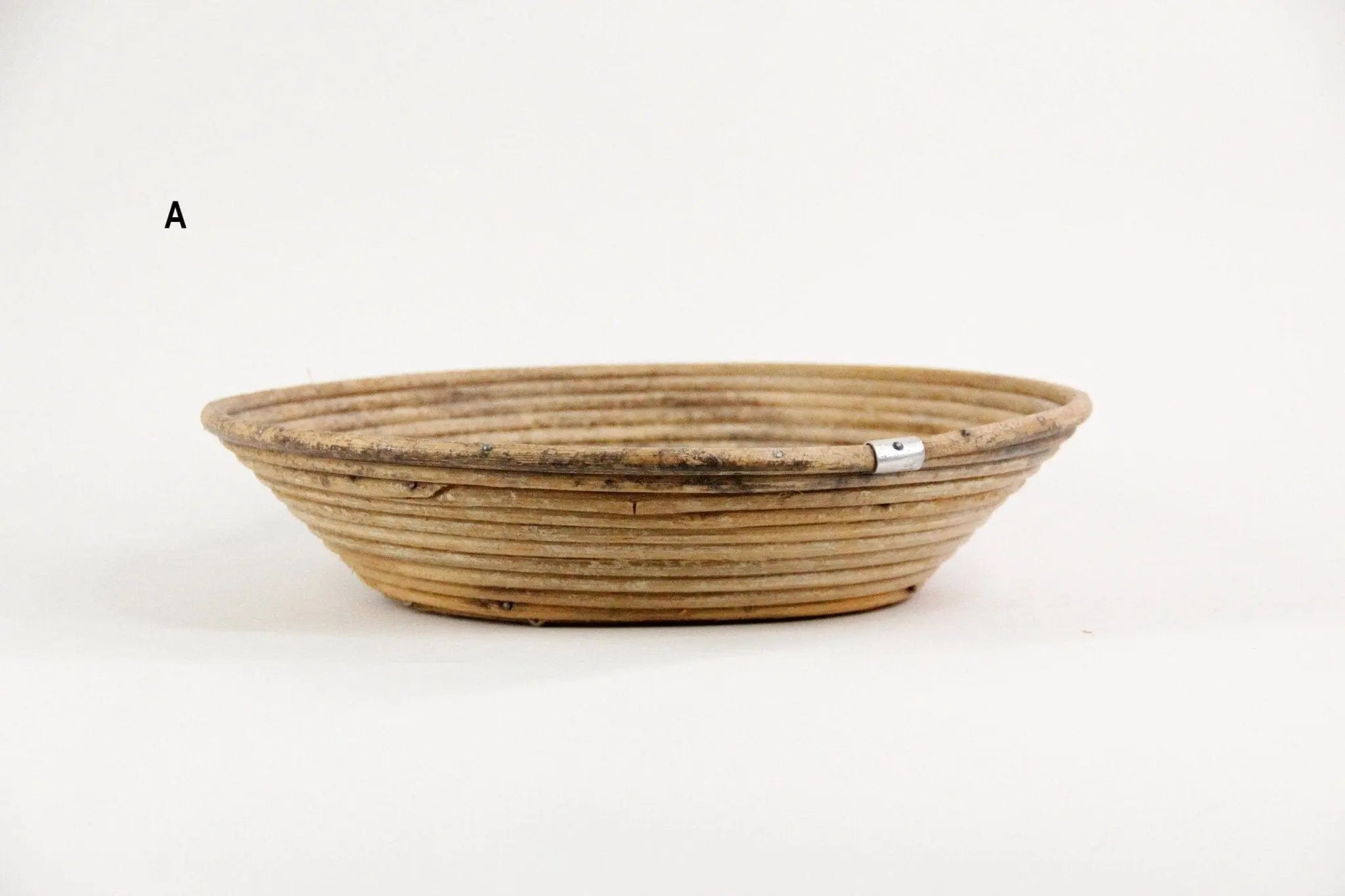 Vintage French Basket | Round Banneton  Debra Hall Lifestyle