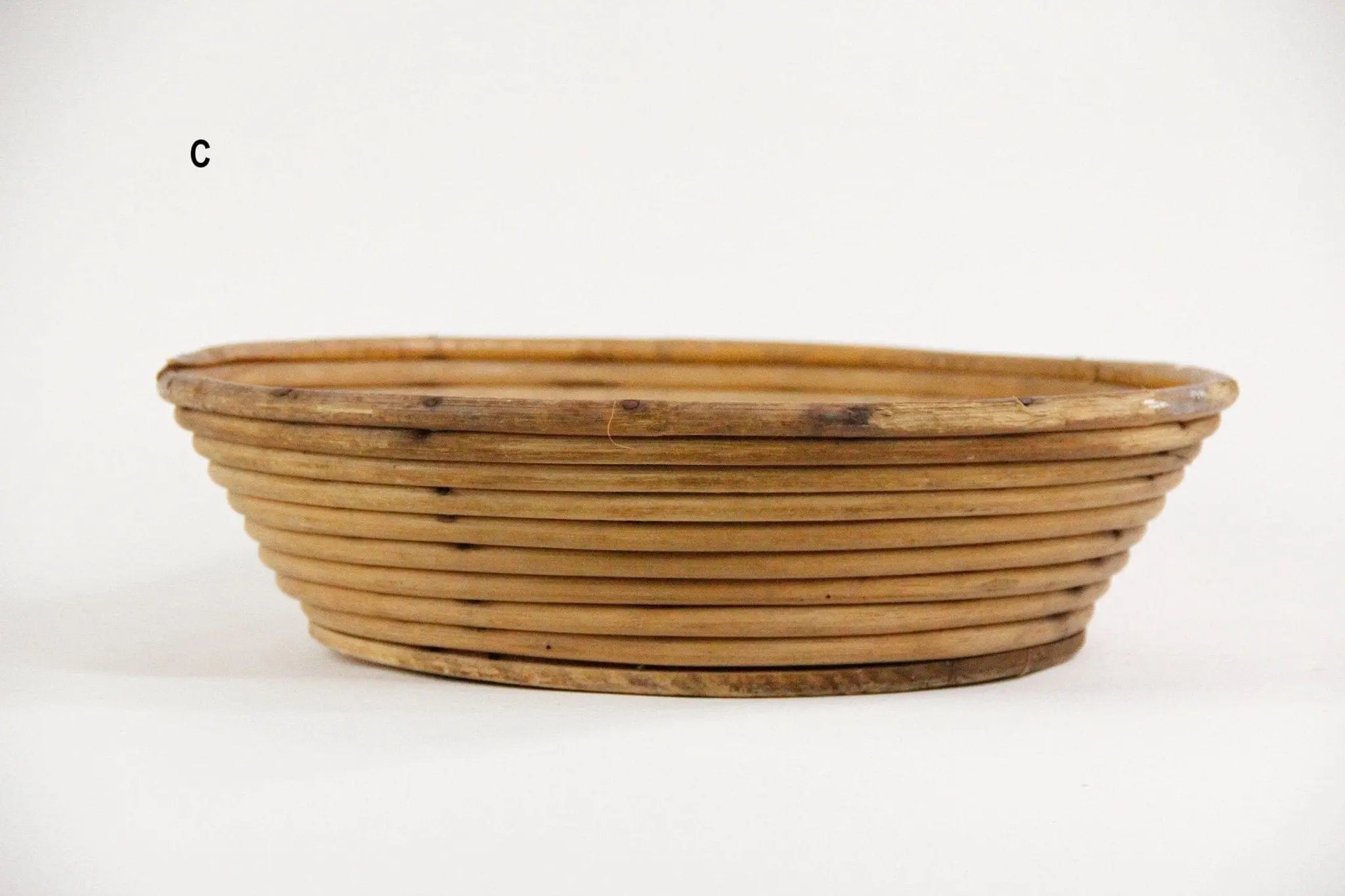 Vintage French Basket | Round Banneton  Debra Hall Lifestyle