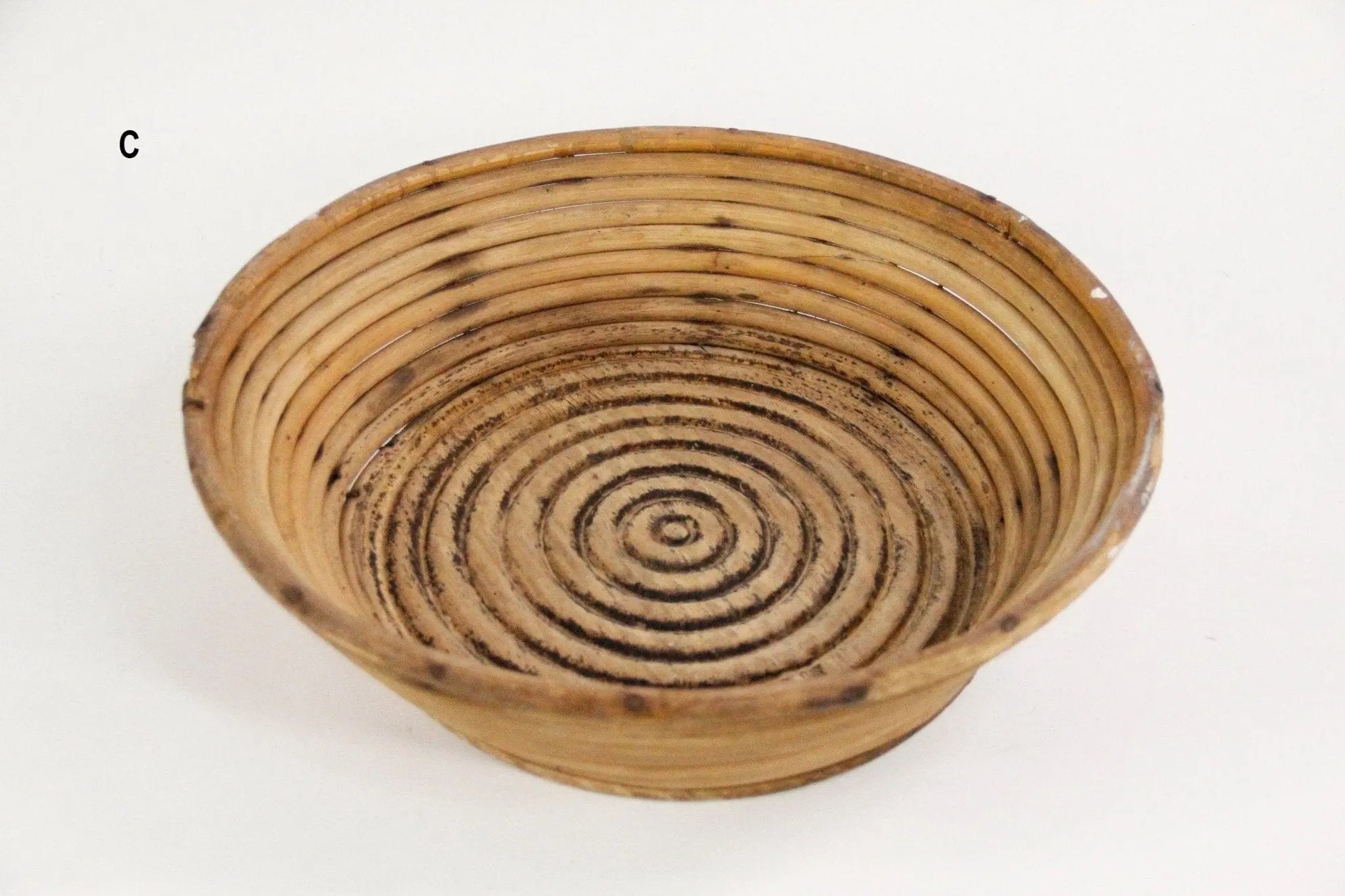 Vintage French Basket | Round Banneton  Debra Hall Lifestyle