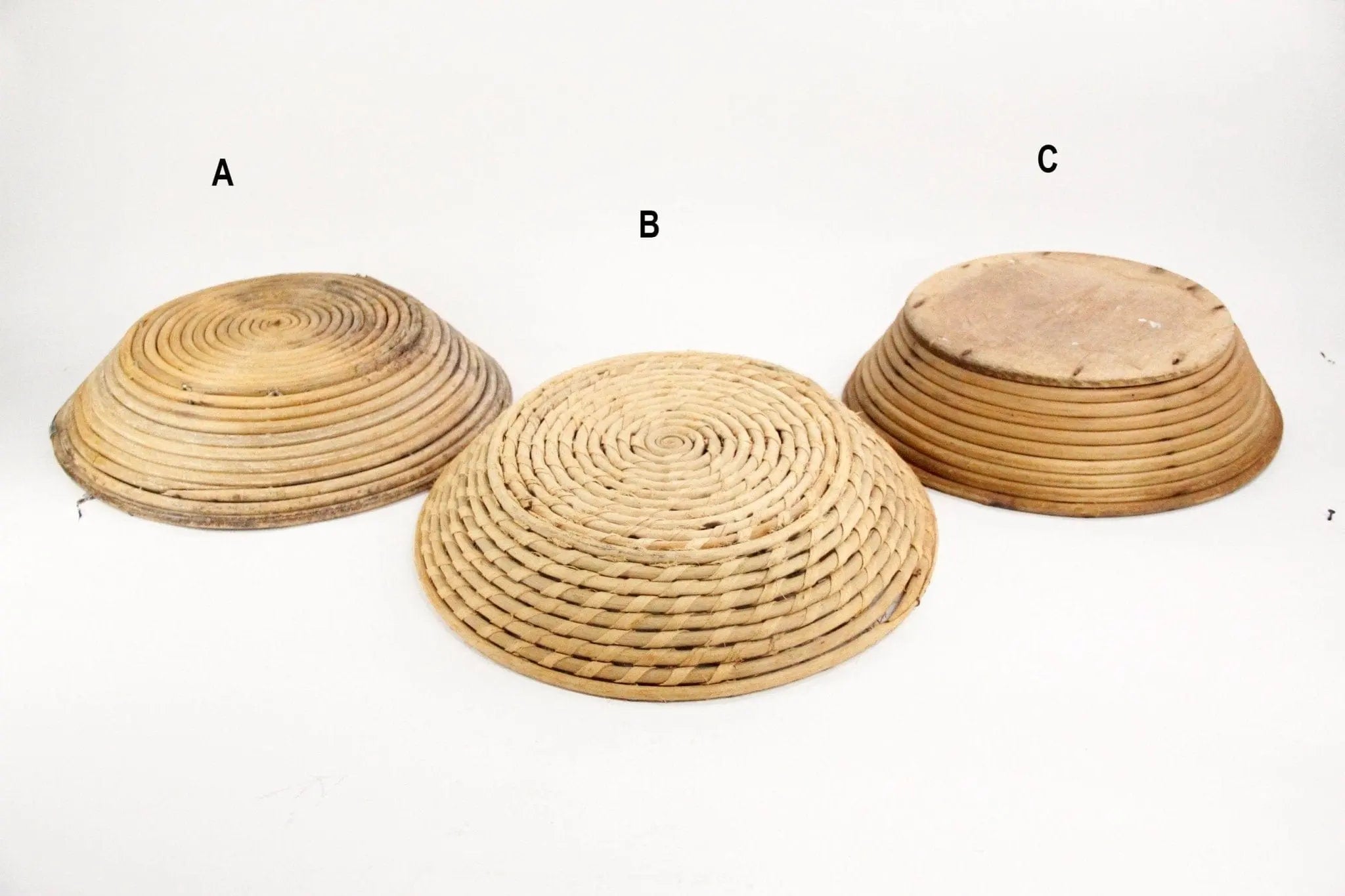 Vintage French Basket | Round Banneton  Debra Hall Lifestyle