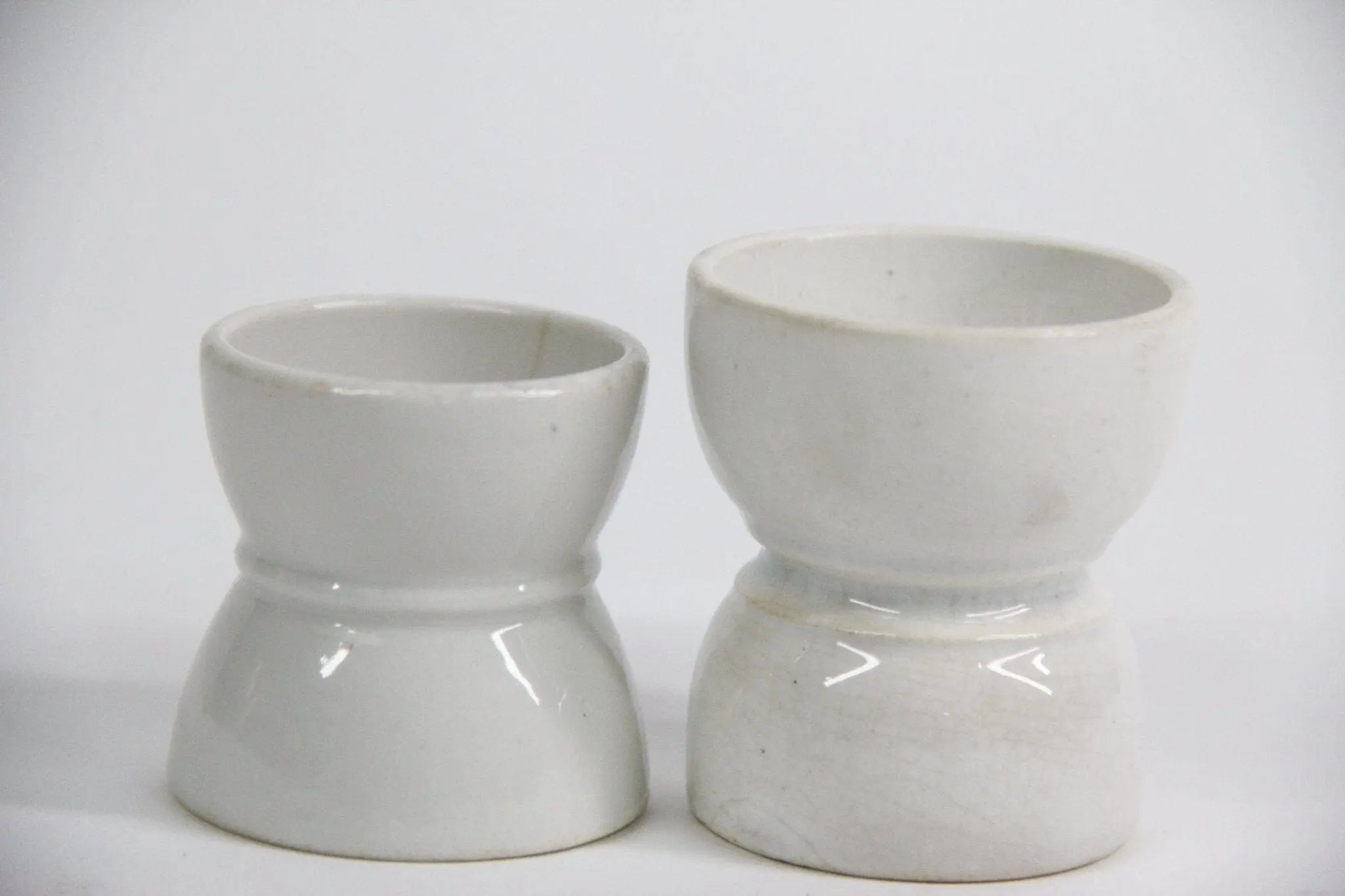 Vintage French Ironstone Egg Cup  Debra Hall Lifestyle