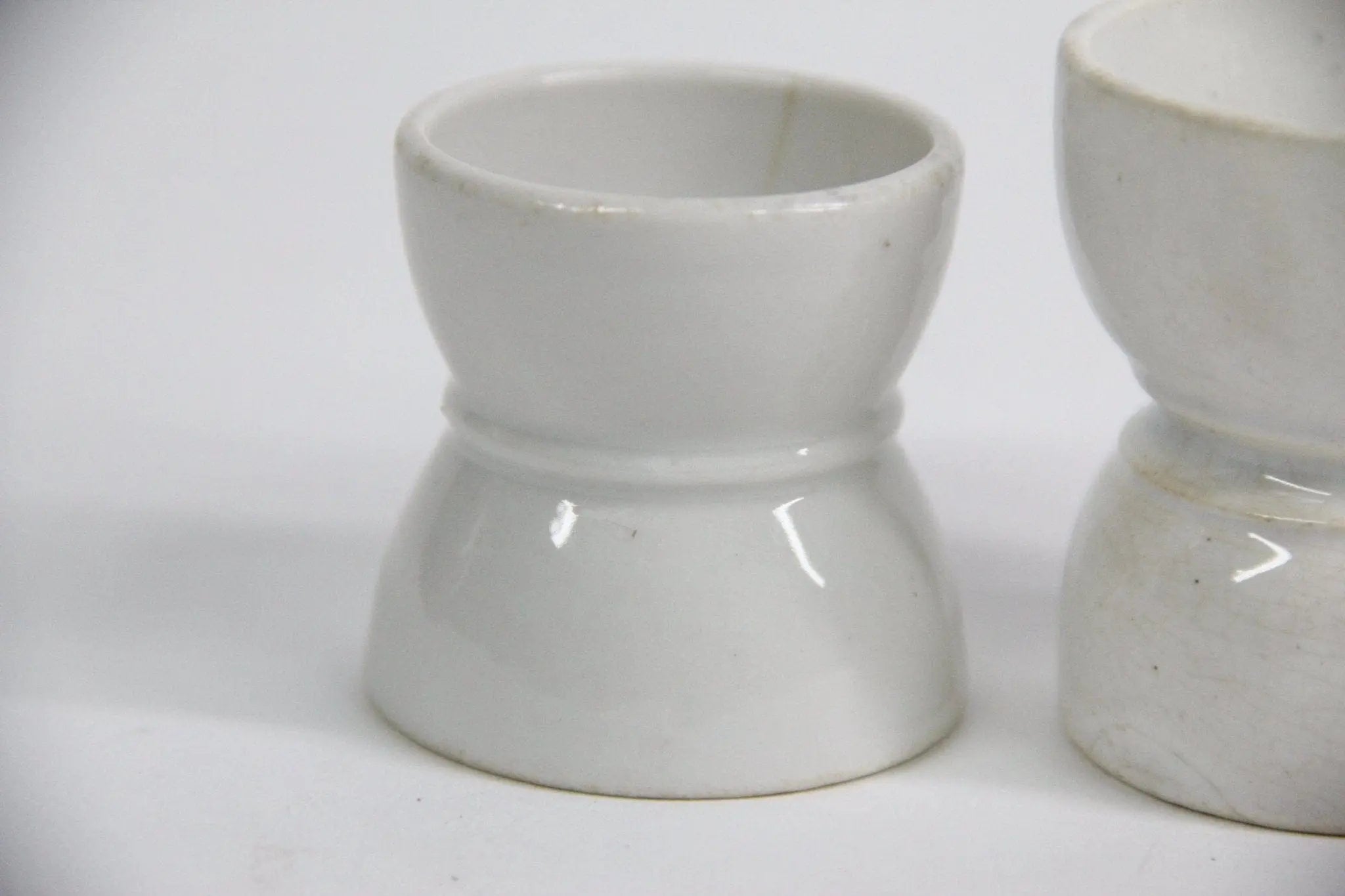 Vintage French Ironstone Egg Cup  Debra Hall Lifestyle