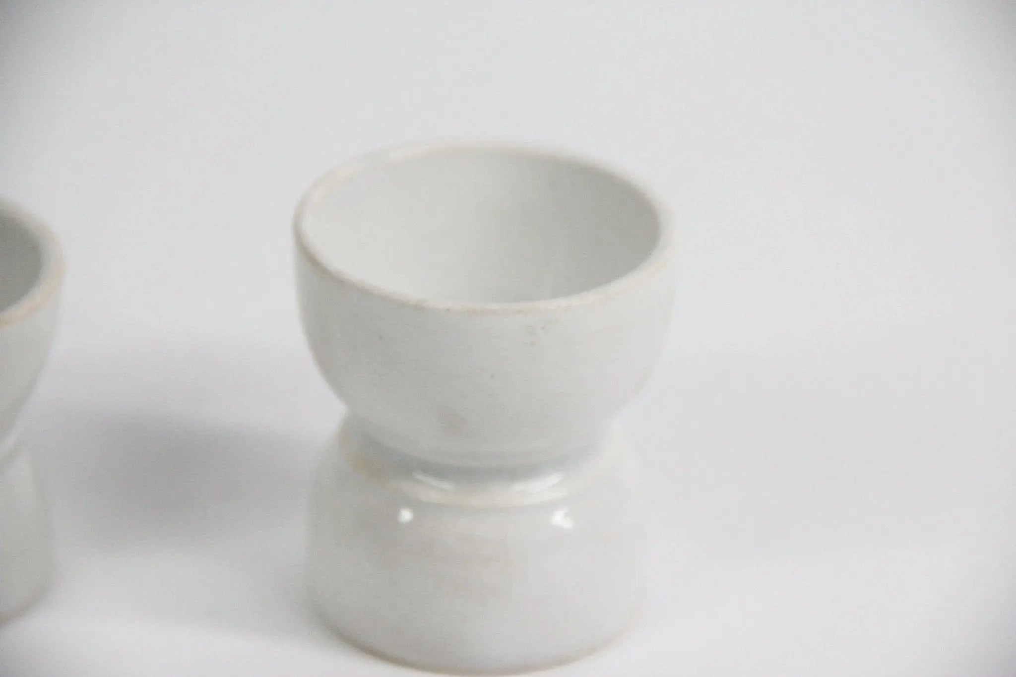 Vintage French Ironstone Egg Cup  Debra Hall Lifestyle