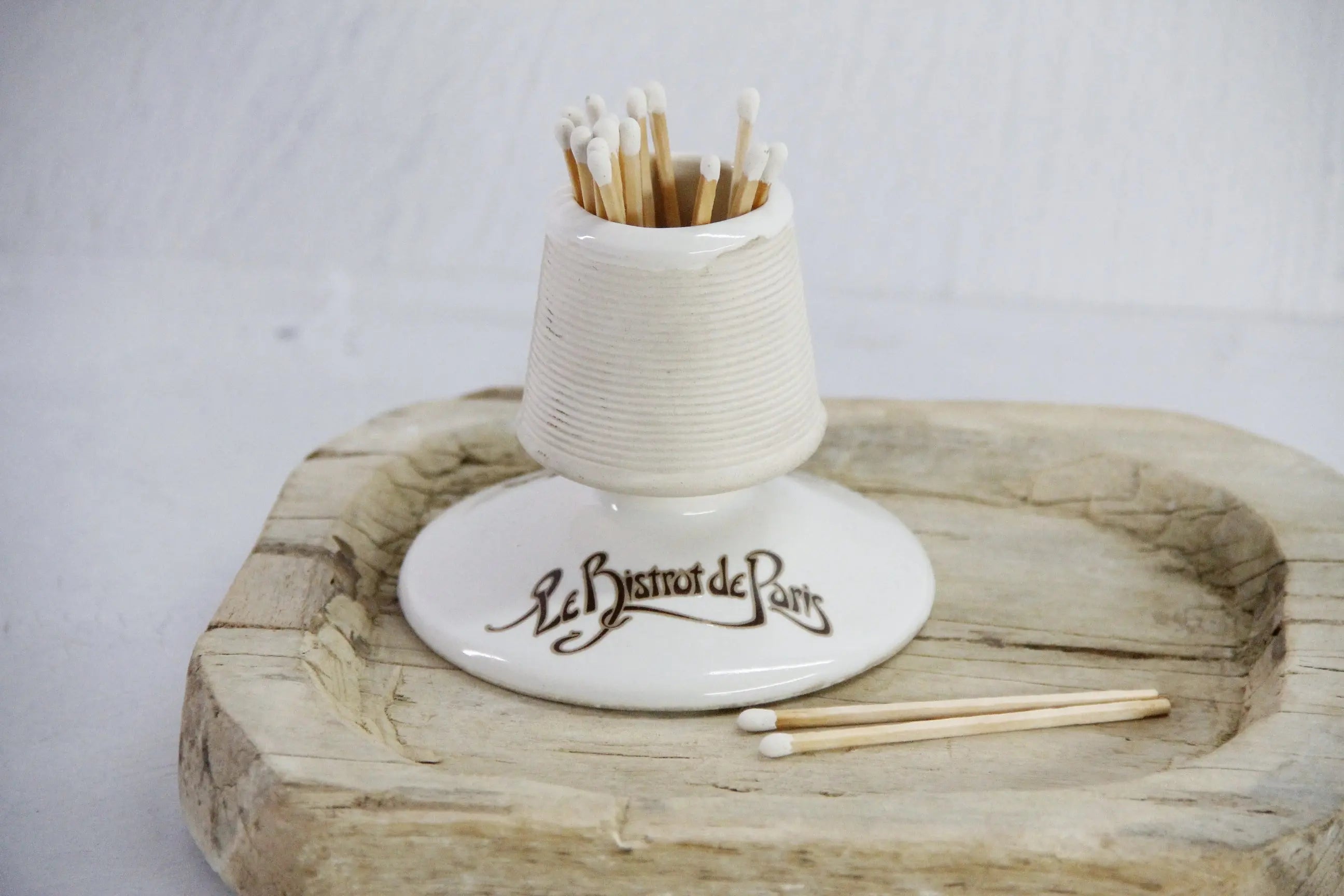 Vintage French Match Striker | Le Bistrot De Paris Ceramic  Debra Hall Lifestyle