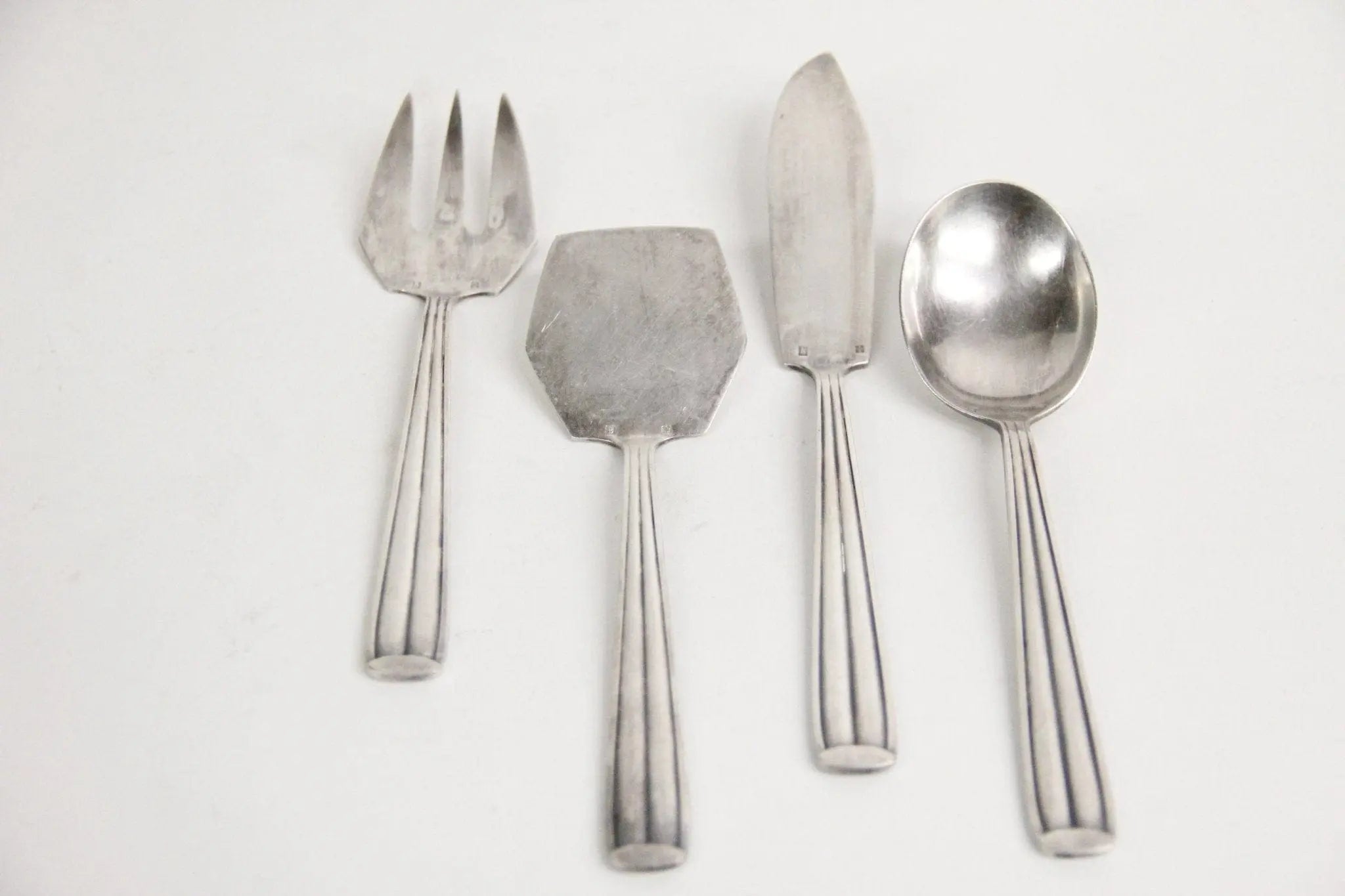 Vintage French Silver Flatware | Hors D'oeuvres Set  Debra Hall Lifestyle