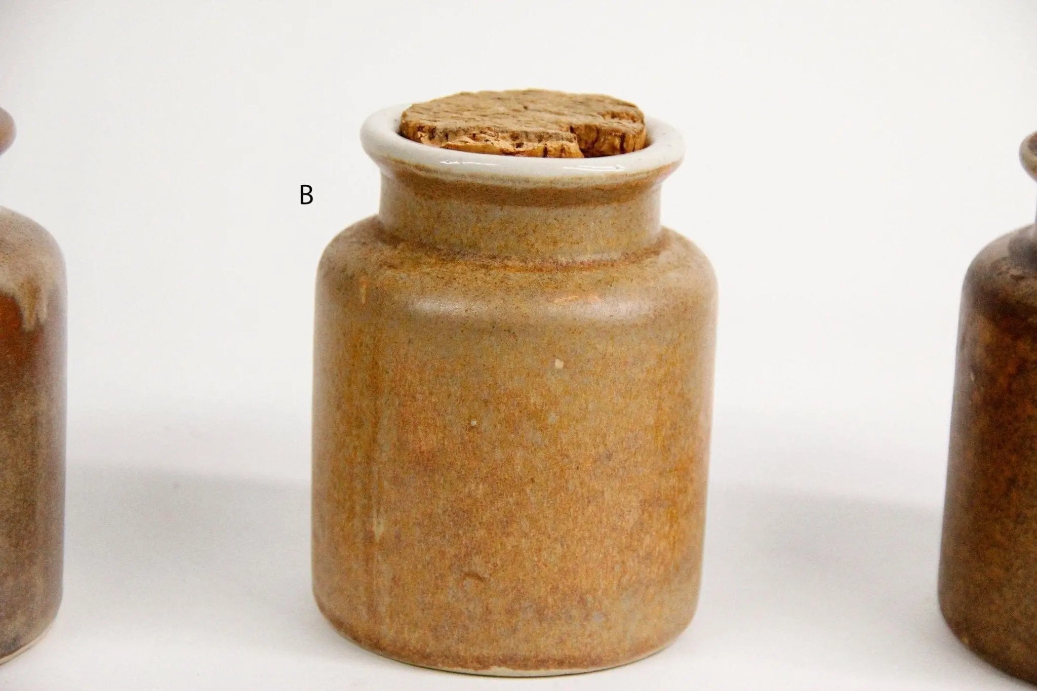 Rare Vintage Mustard Jar & Vinegar Shaker with EPNS sold Lids