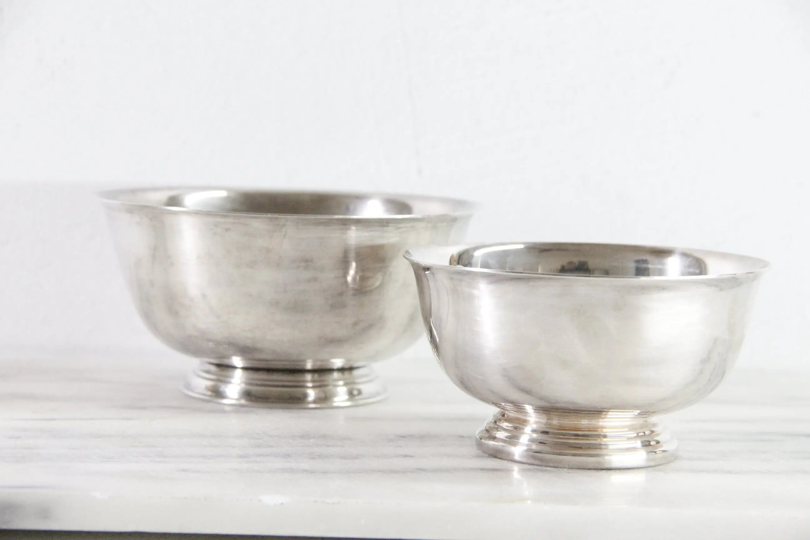 Vintage Gorham Silver Bowl | Footed Classic Pedestal Style