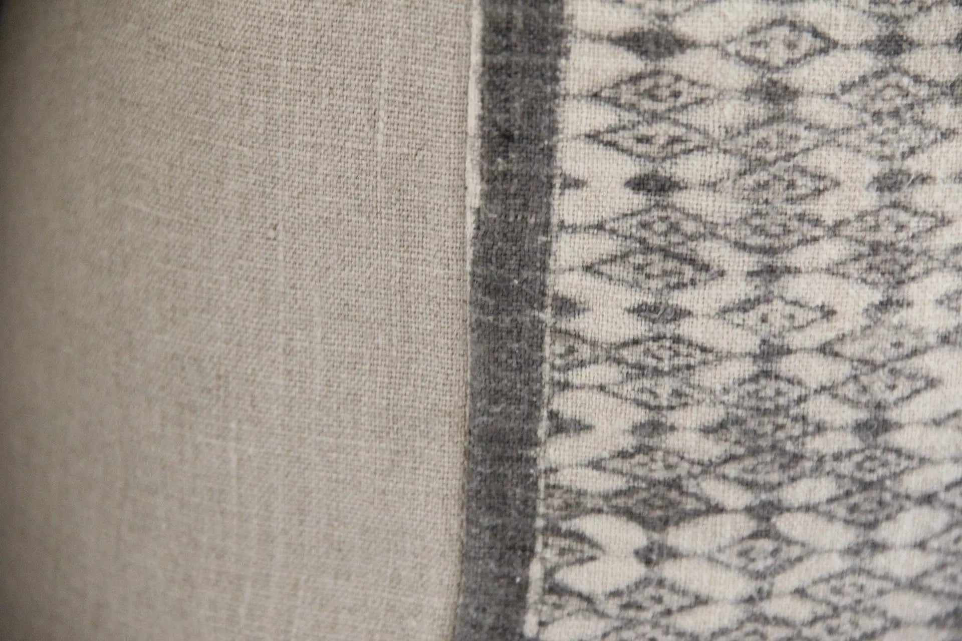 Vintage Gray Batik Pillow  Debra Hall Lifestyle