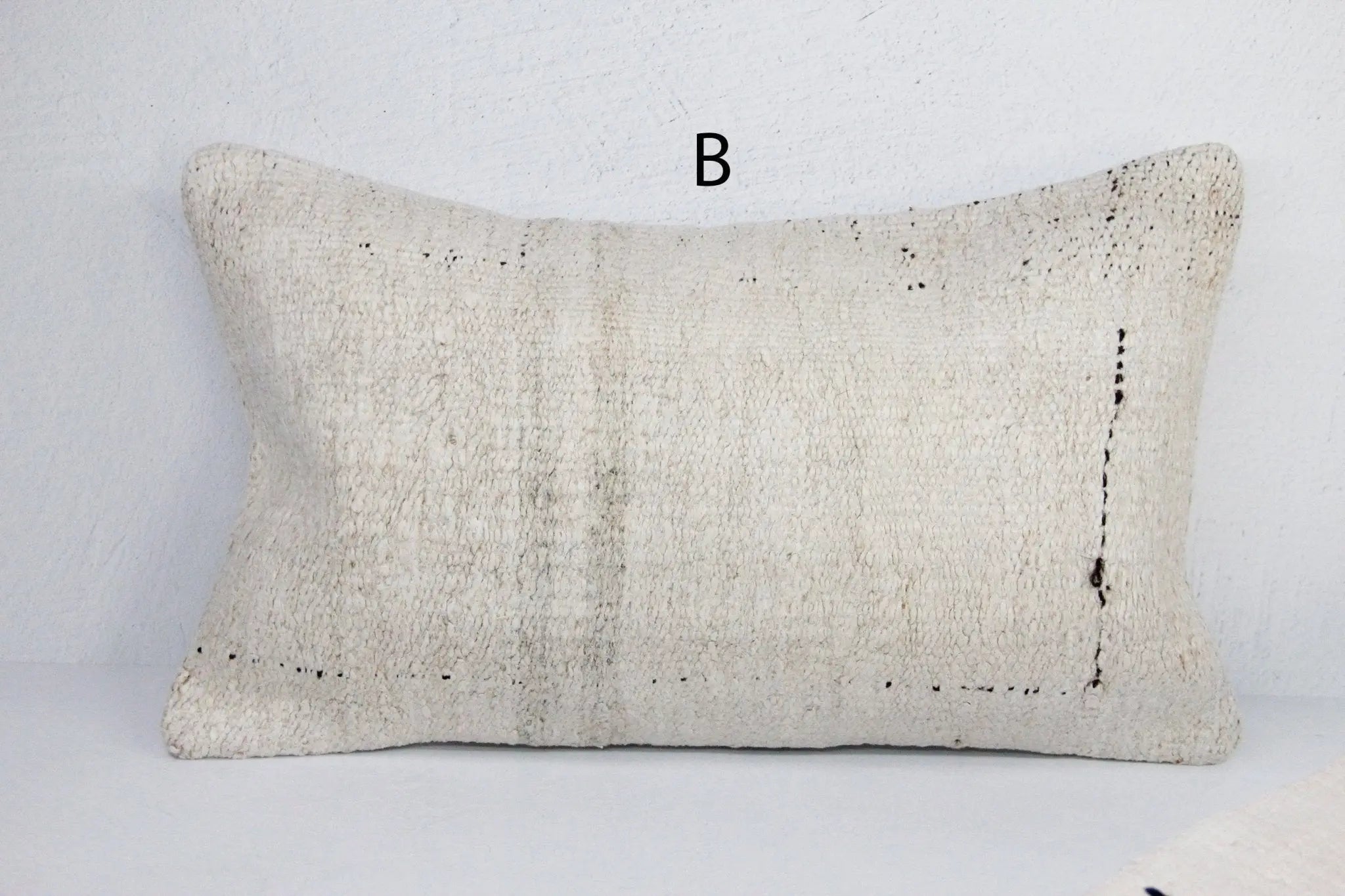 Vintage Hemp Pillow | Lumbar Small  Debra Hall Lifestyle