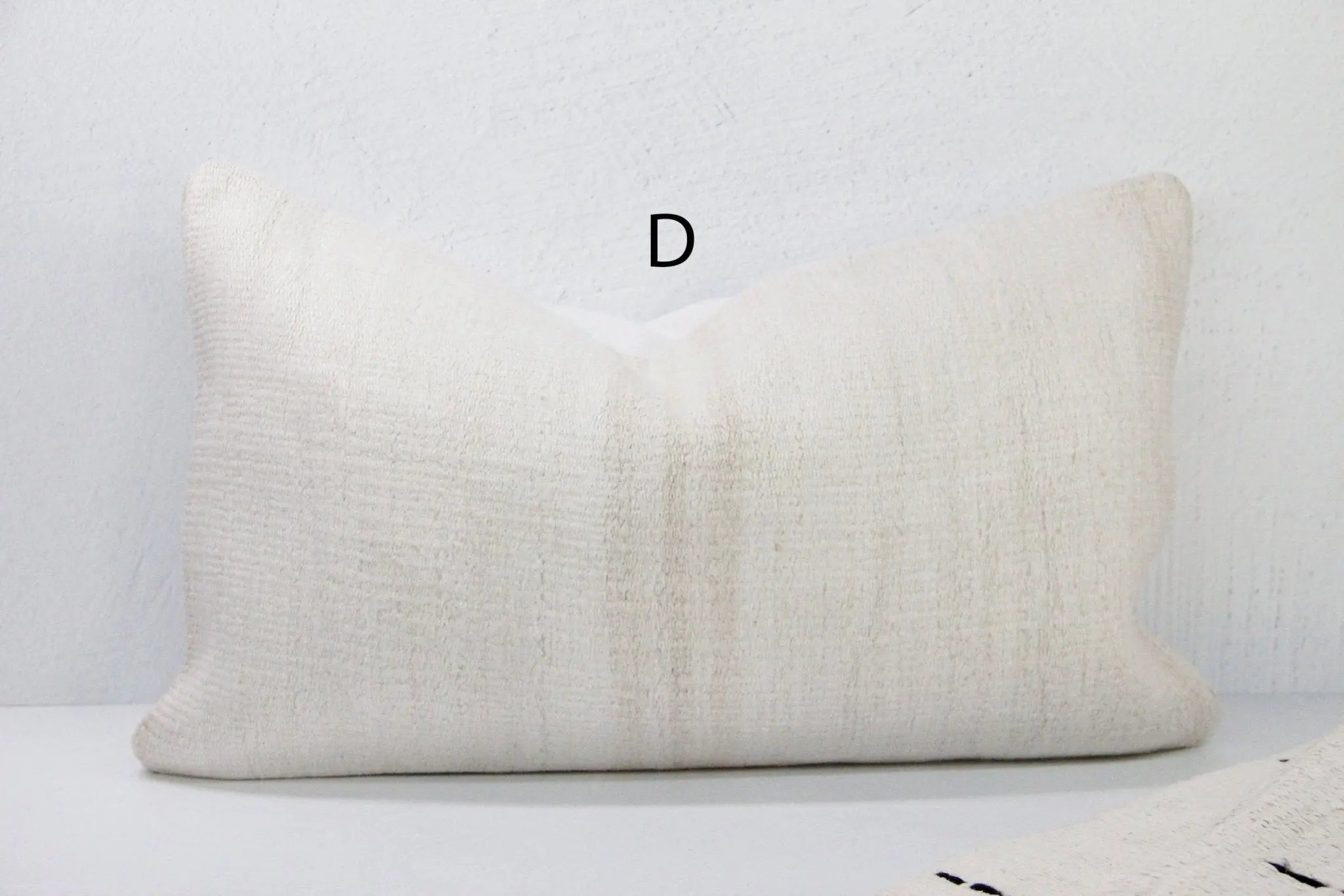 Vintage Hemp Pillow | Lumbar Small  Debra Hall Lifestyle