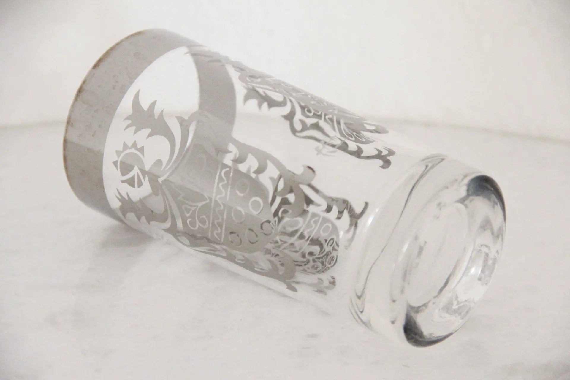 Vintage Highball Bar Glasses | Coat of Arms 6 Pcs.  Debra Hall Lifestyle