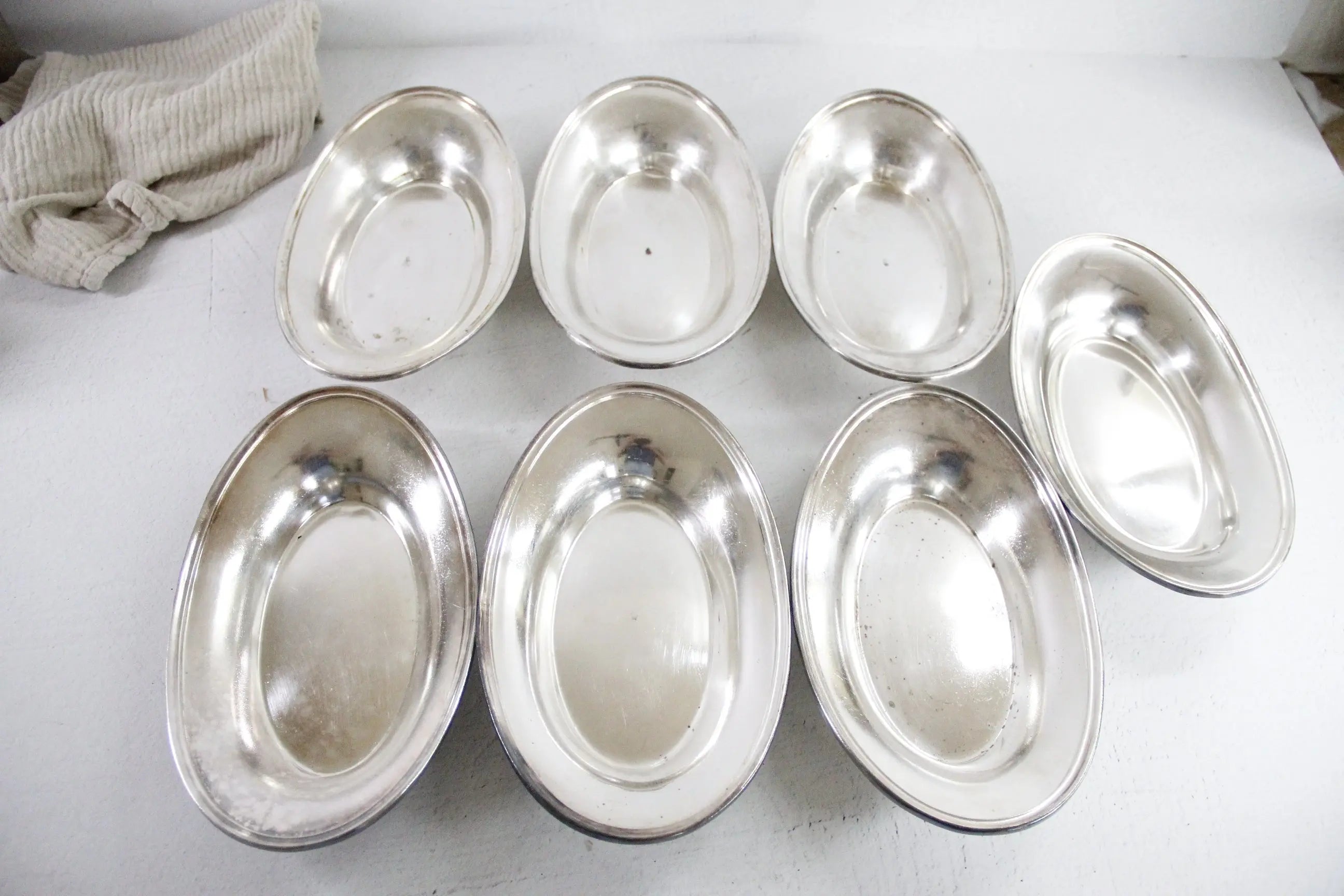 Vintage Hotel Silver Soldered Serving Dish | International Silver Co. 10"  Debra Hall Lifestyle
