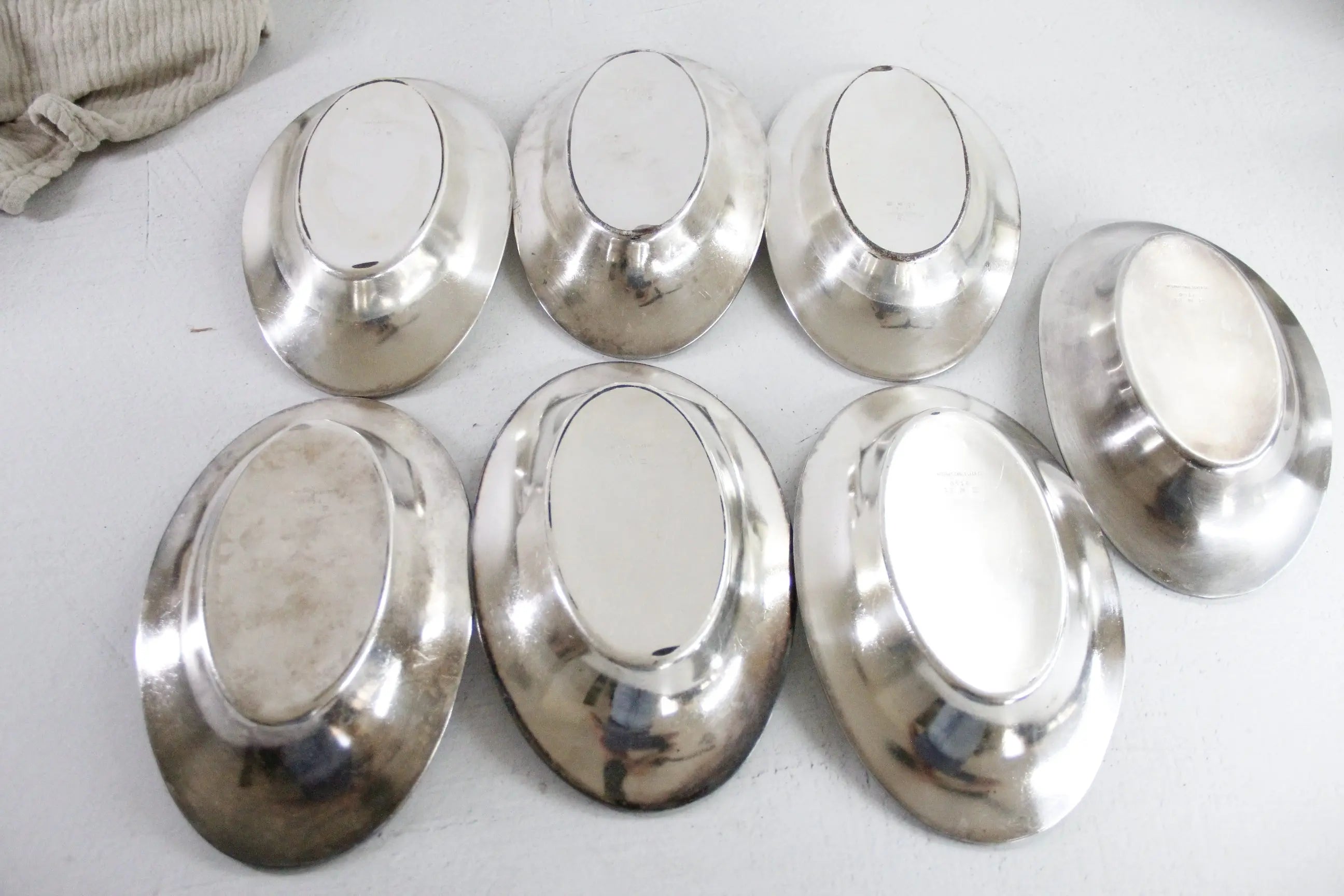 Vintage Hotel Silver Soldered Serving Dish | International Silver Co. 10"  Debra Hall Lifestyle