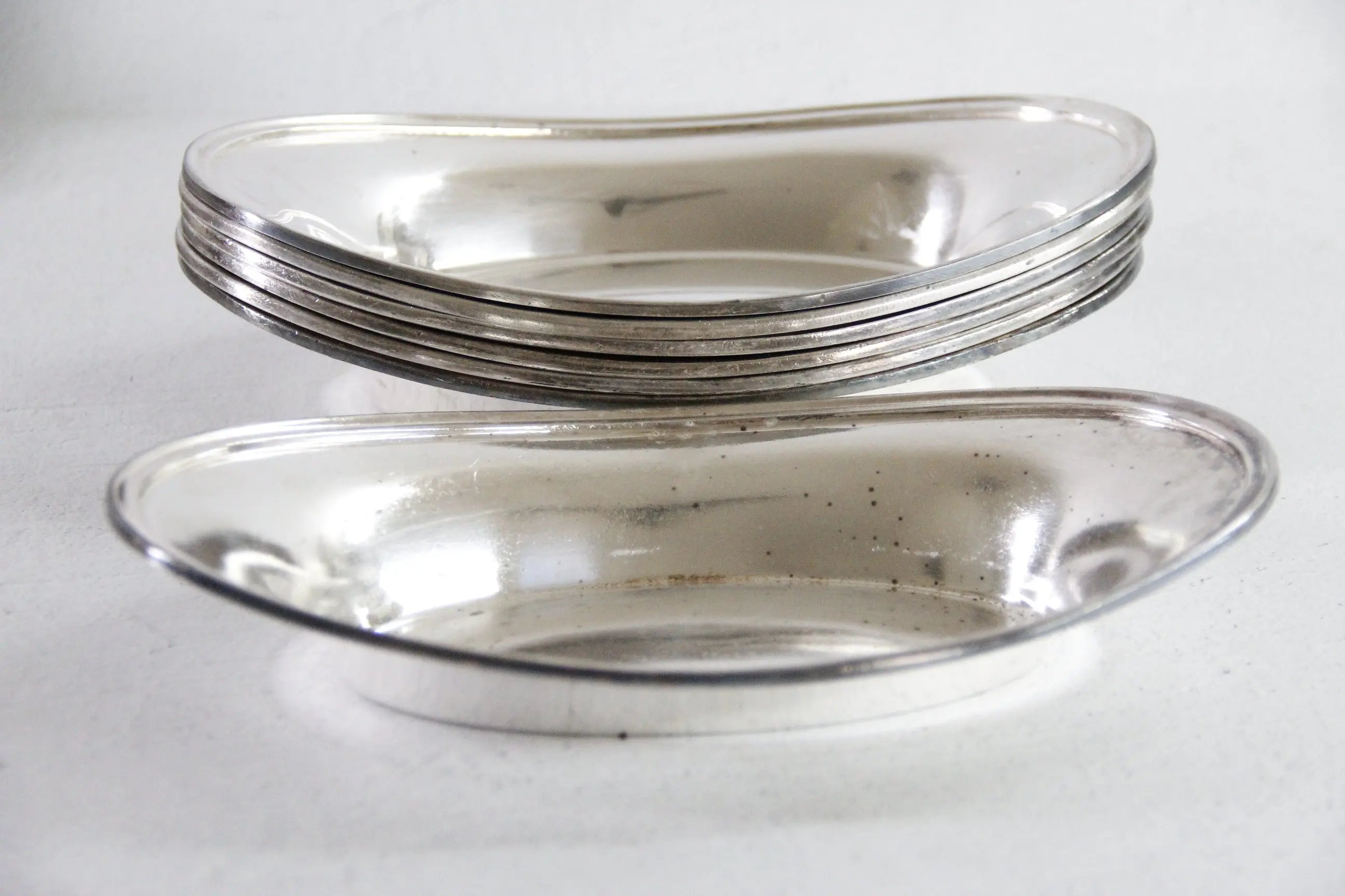 Vintage Hotel Silver Soldered Serving Dish | International Silver Co. 10"  Debra Hall Lifestyle