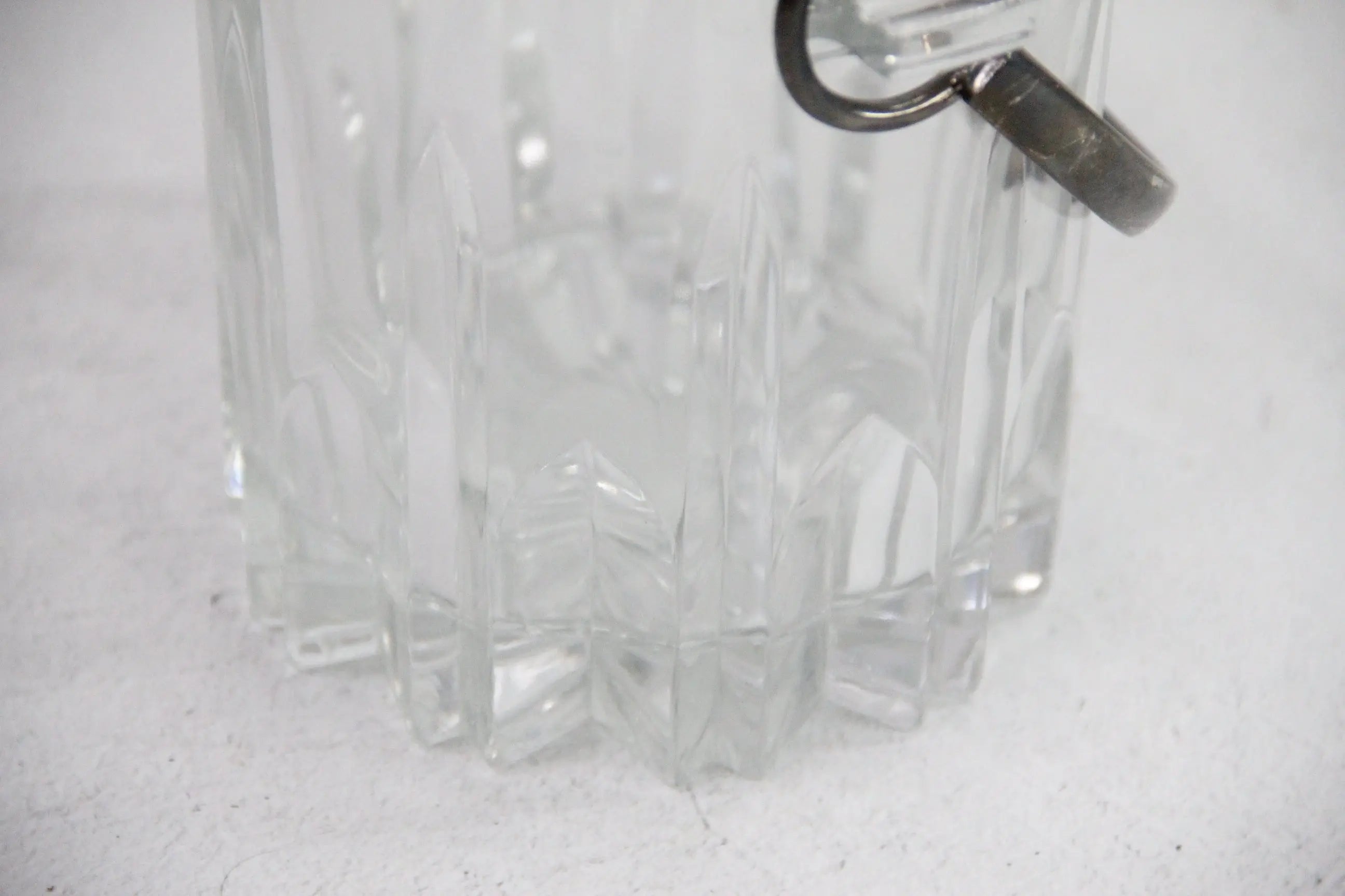 Vintage Ice Bucket | 1950s Glass Silver - Italy Stamp  Debra Hall Lifestyle