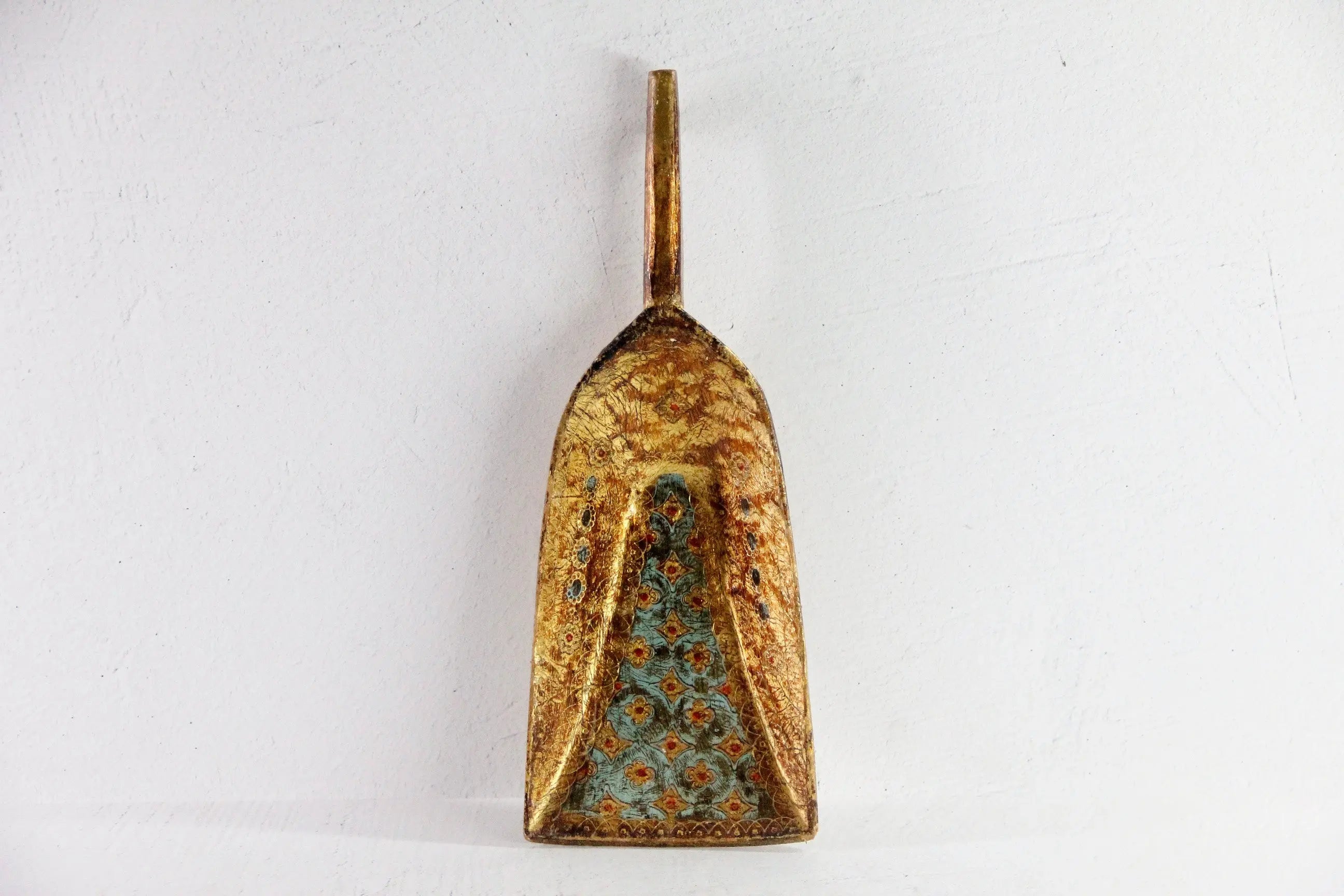 Vintage Italian Florentine Scoop | Hand Made Gilt Fireplace Shovel  Debra Hall Lifestyle