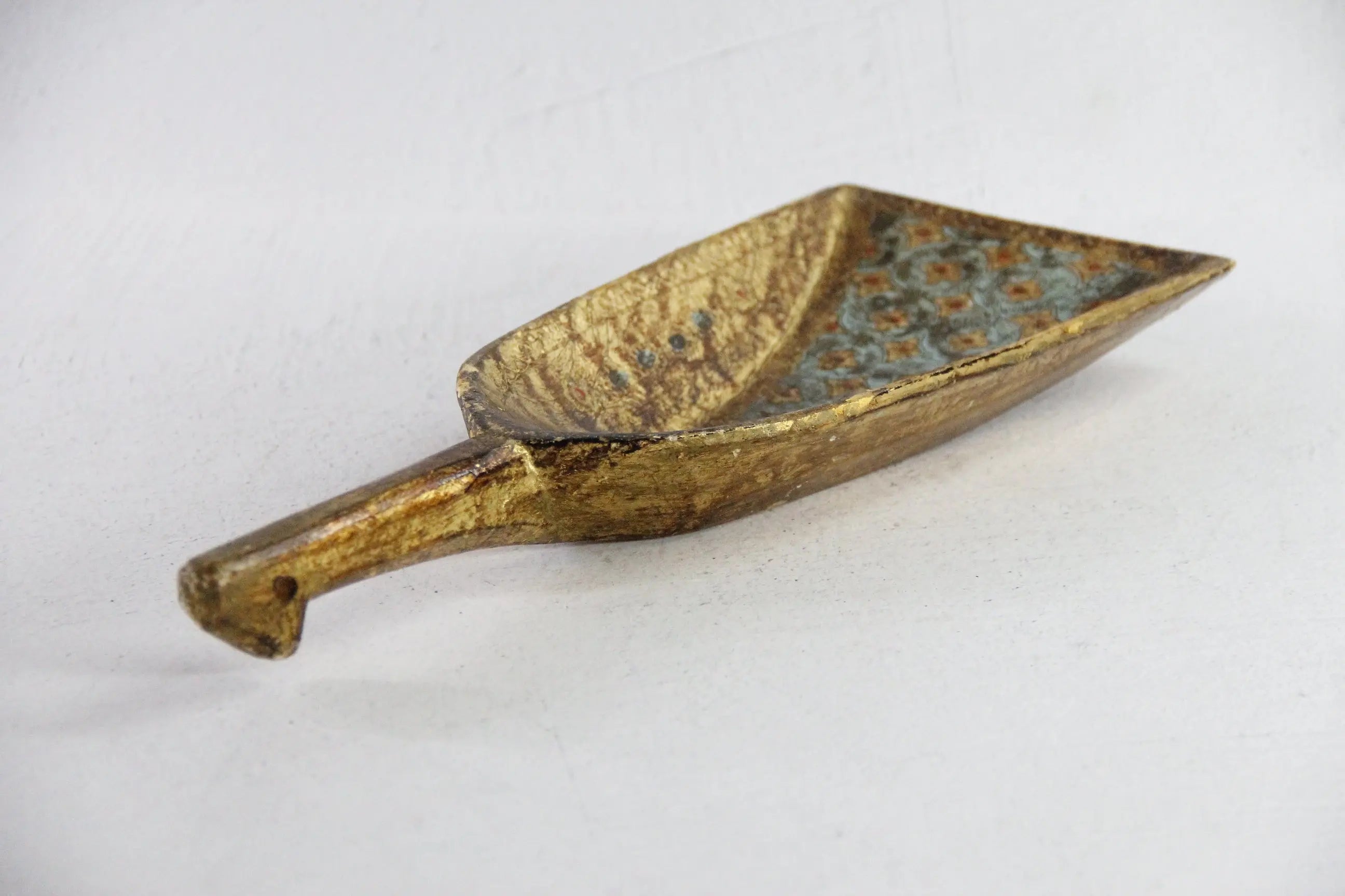 Vintage Italian Florentine Scoop | Hand Made Gilt Fireplace Shovel  Debra Hall Lifestyle