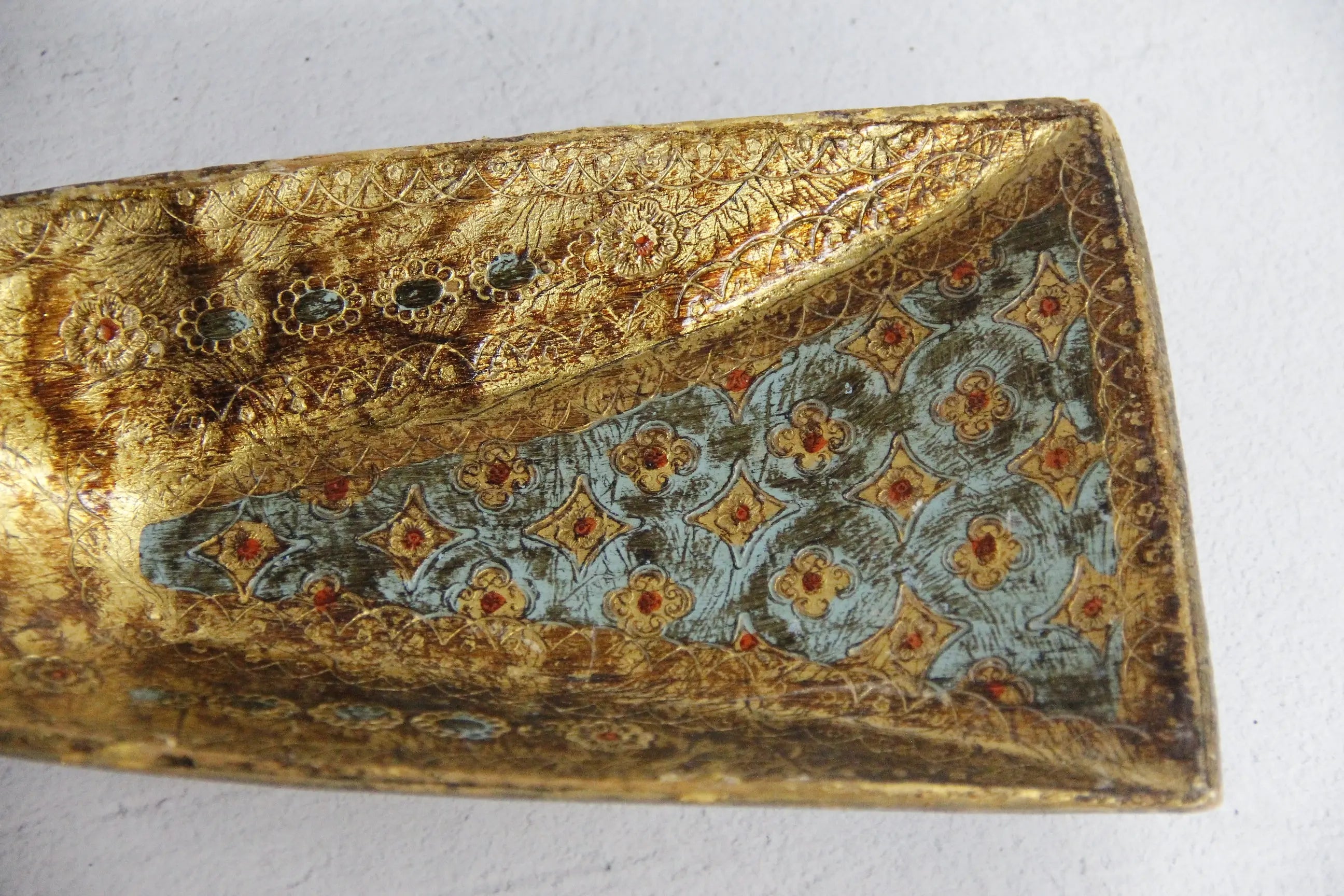 Vintage Italian Florentine Scoop | Hand Made Gilt Fireplace Shovel  Debra Hall Lifestyle