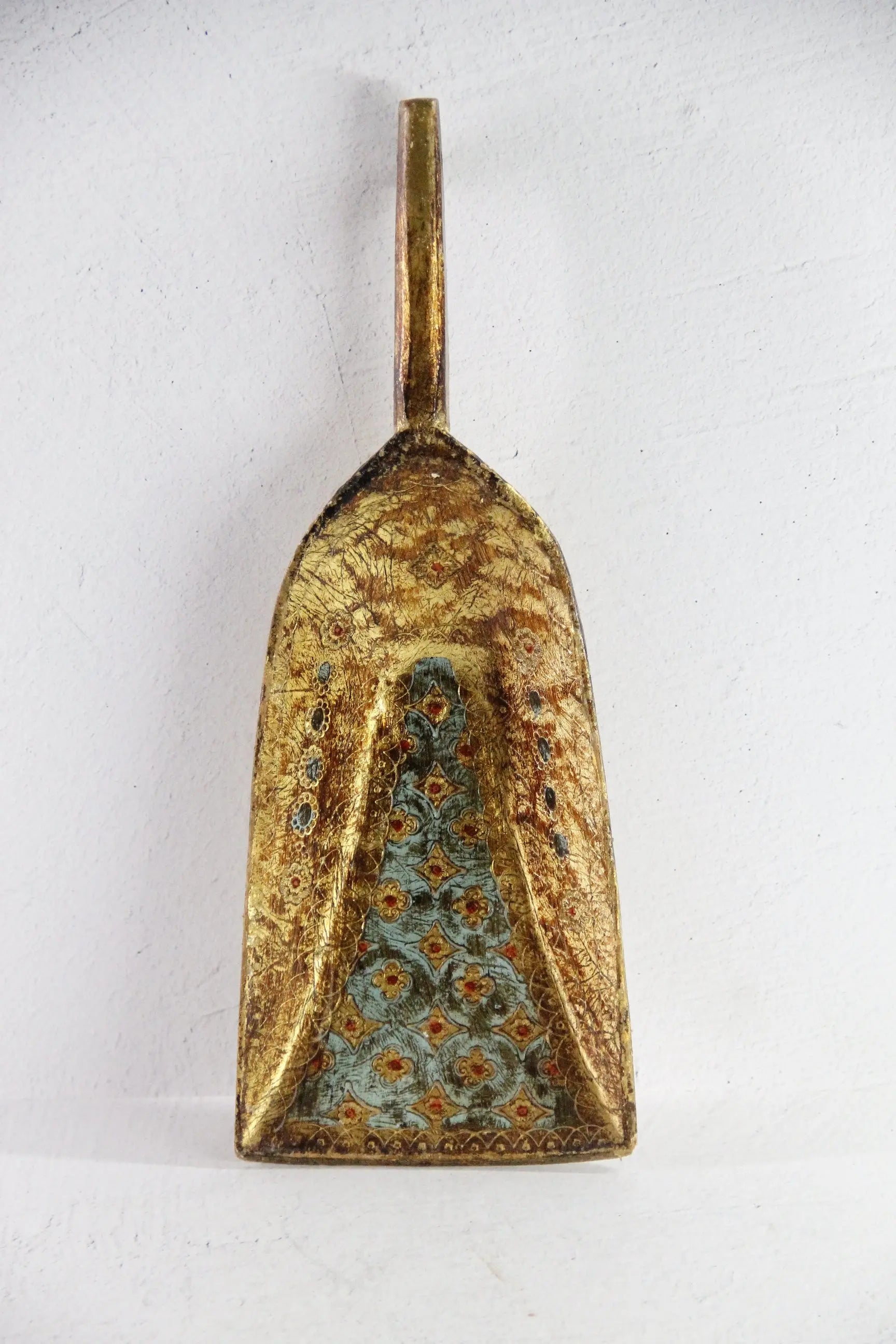 Vintage Italian Florentine Scoop | Hand Made Gilt Fireplace Shovel  Debra Hall Lifestyle