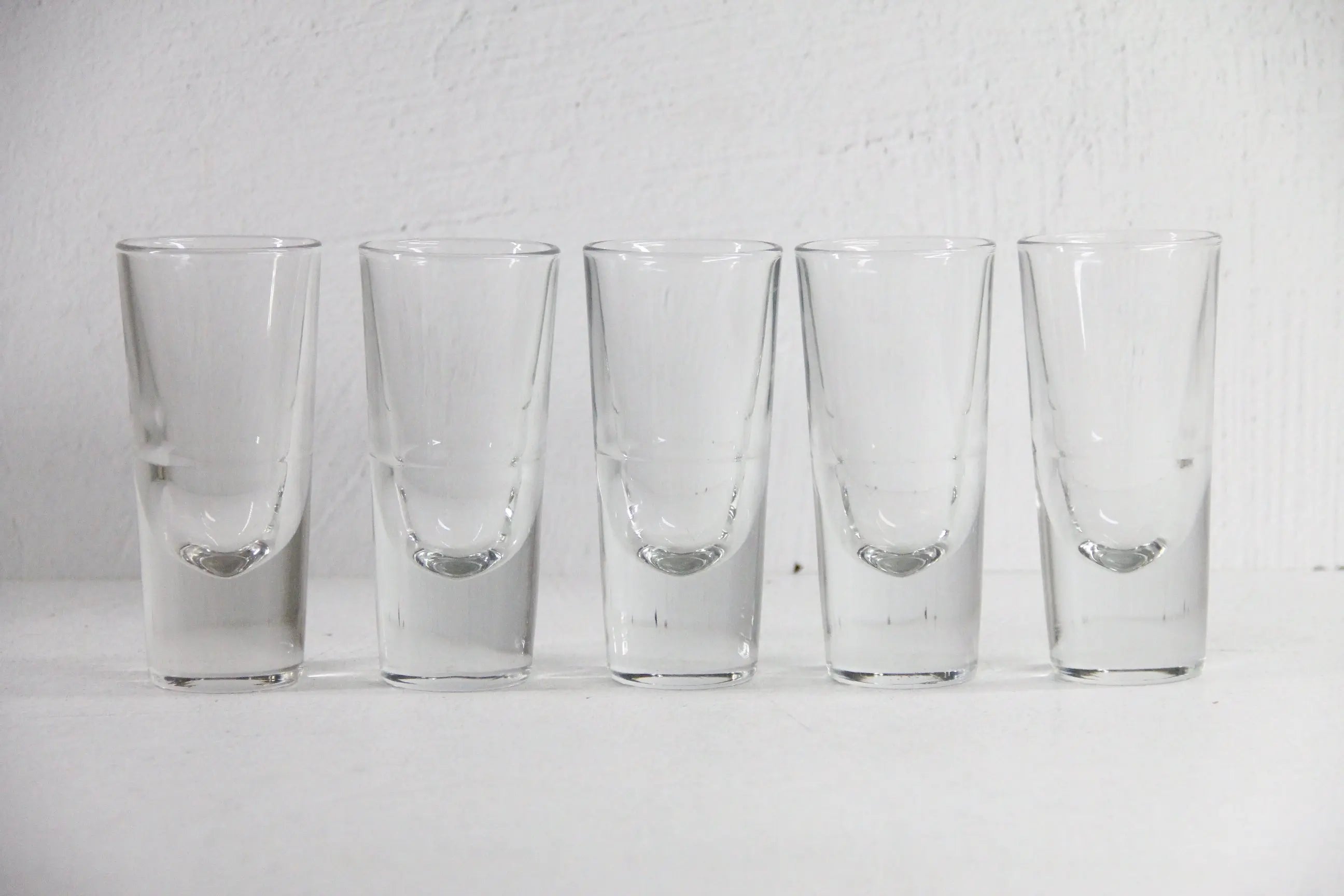 Vintage Italian Shot Glass | Modernist Cordial Weighted  Debra Hall Lifestyle