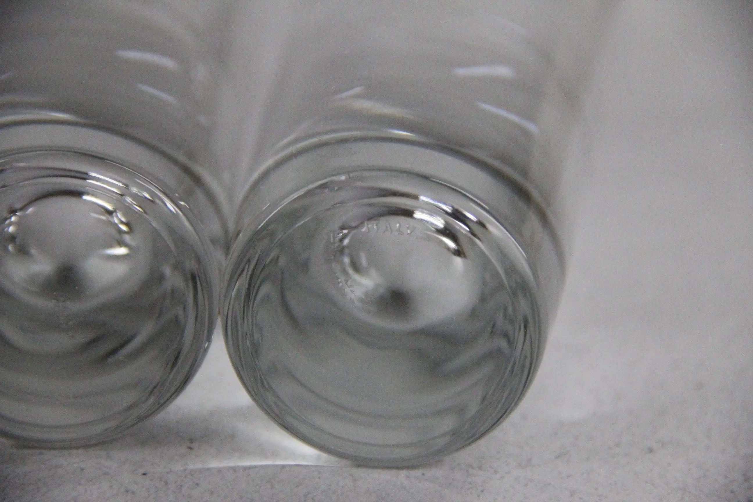 Vintage Italian Shot Glass | Modernist Cordial Weighted  Debra Hall Lifestyle