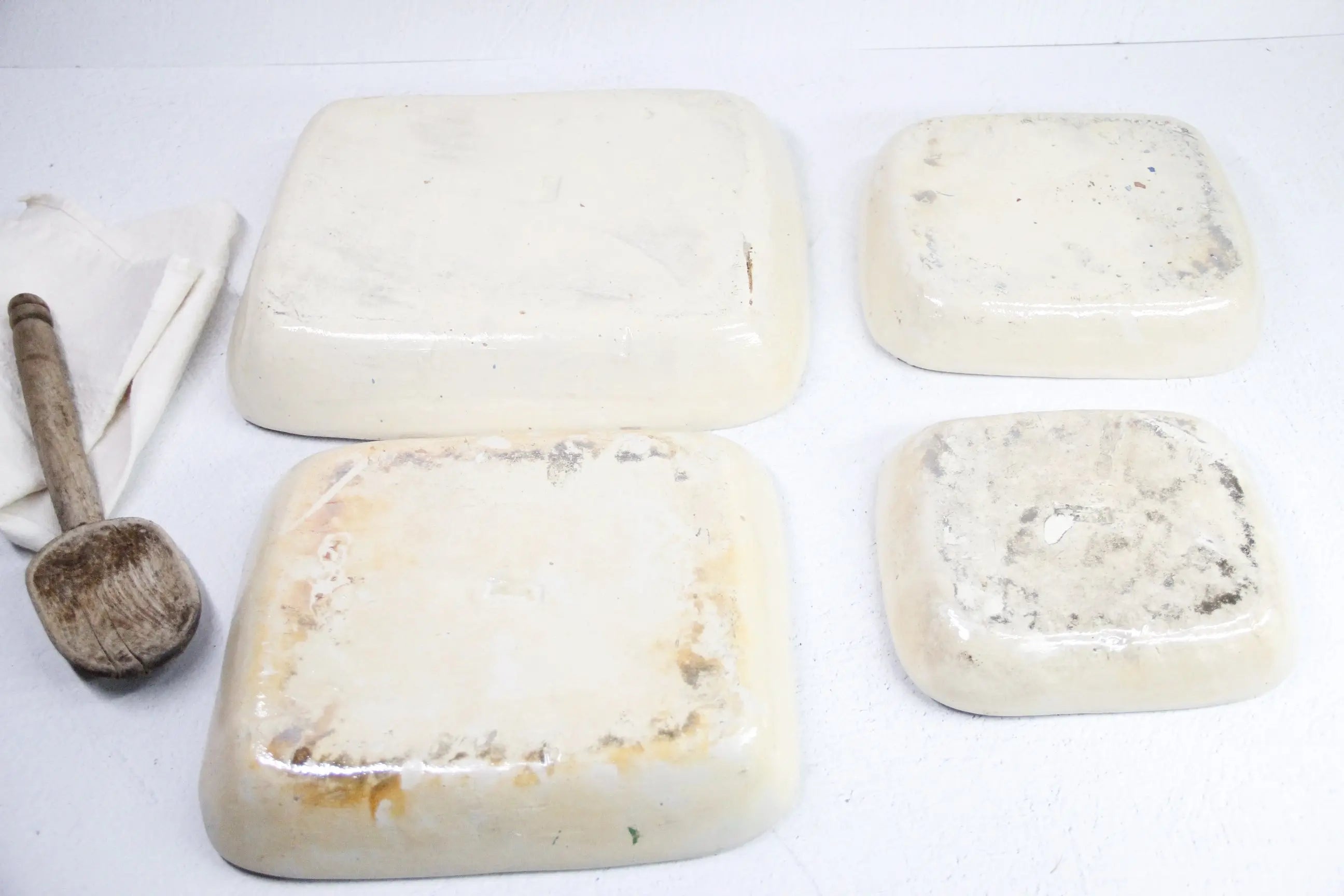 Vintage Mexican Tlaquepaque Pottery | 4 Nesting Casseroles  Debra Hall Lifestyle