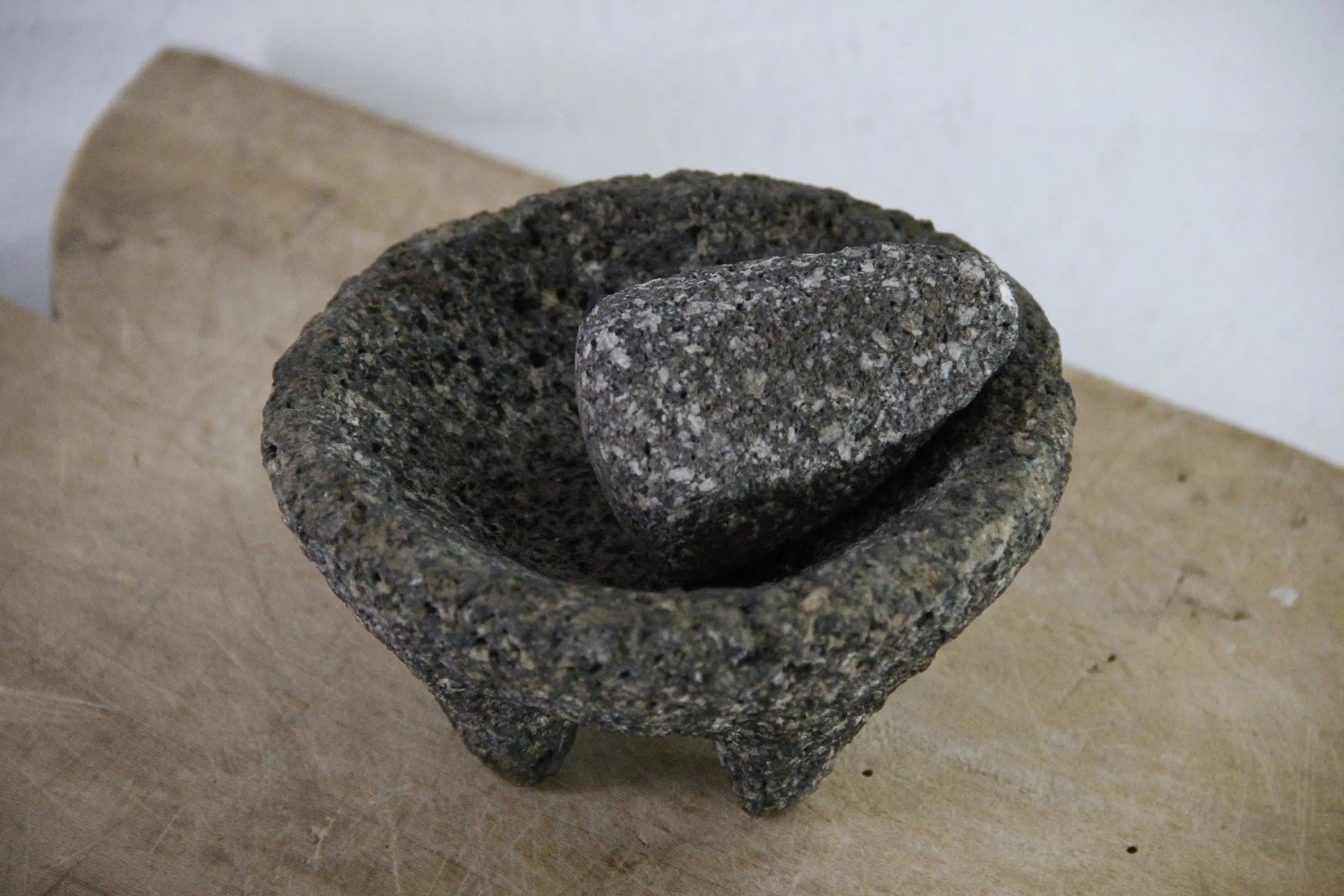 Vintage Molcajete Small 5.5"| Authentic Basalt Mortar and Pestle  Debra Hall Lifestyle