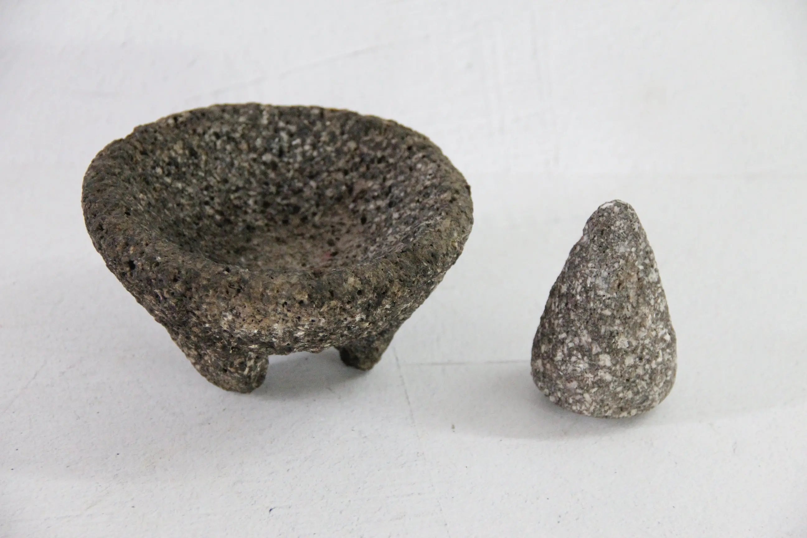 Vintage Molcajete Small 5.5"| Authentic Basalt Mortar and Pestle  Debra Hall Lifestyle