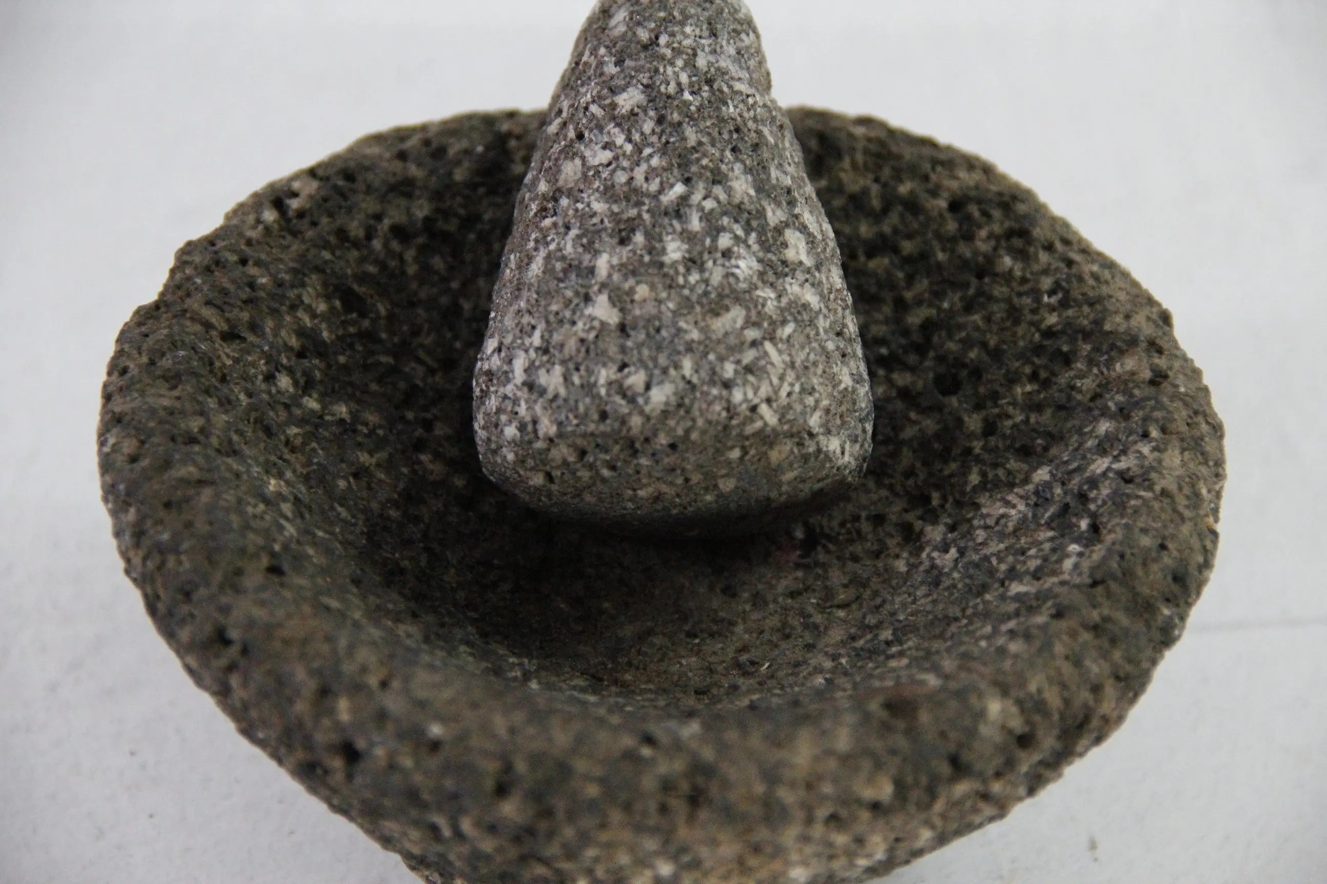 Vintage Molcajete Small 5.5"| Authentic Basalt Mortar and Pestle  Debra Hall Lifestyle