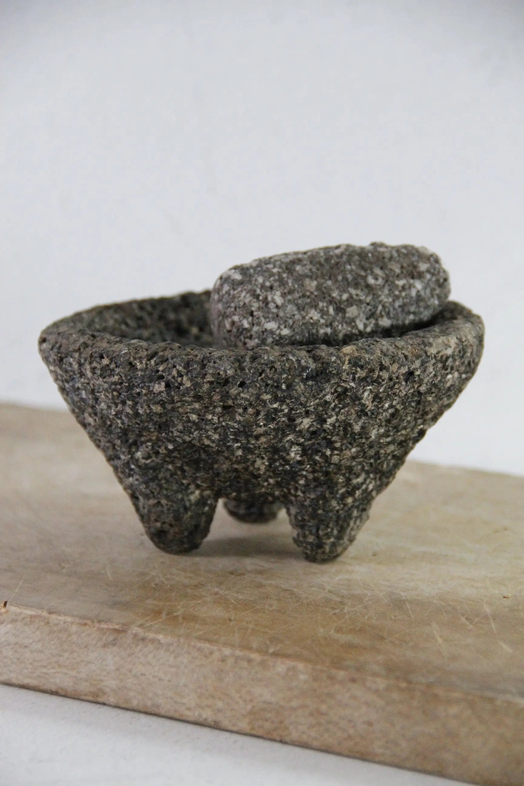 Vintage Molcajete Small 5.5"| Authentic Basalt Mortar and Pestle  Debra Hall Lifestyle