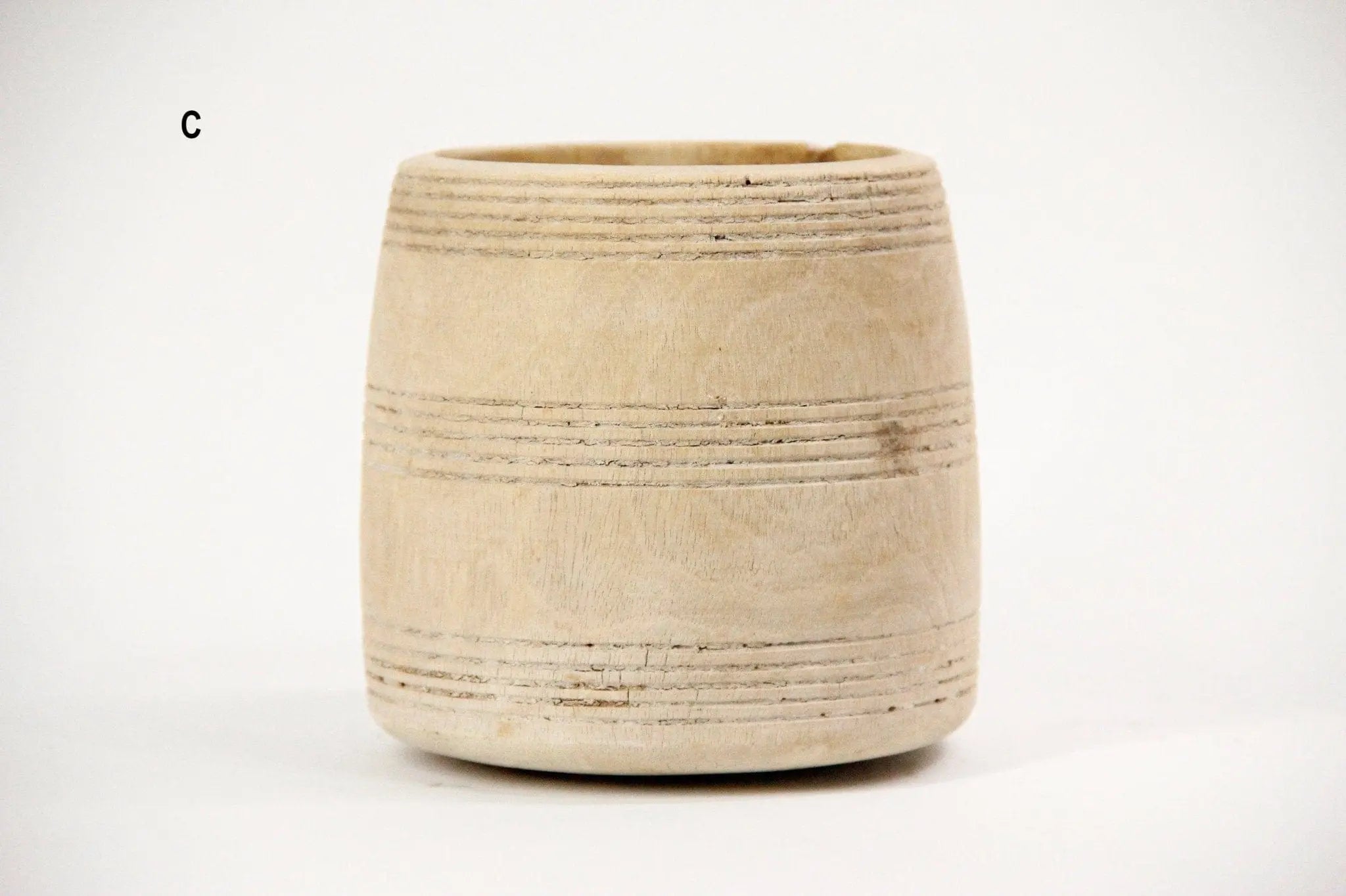 Vintage Natural Wooden Honey Pot  Debra Hall Lifestyle