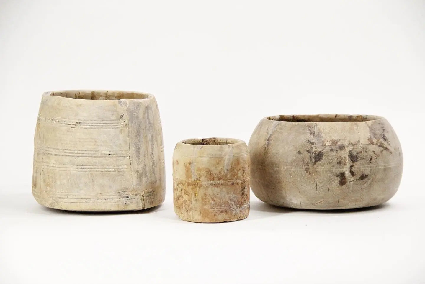 Vintage Natural Wooden Honey Pot  Debra Hall Lifestyle