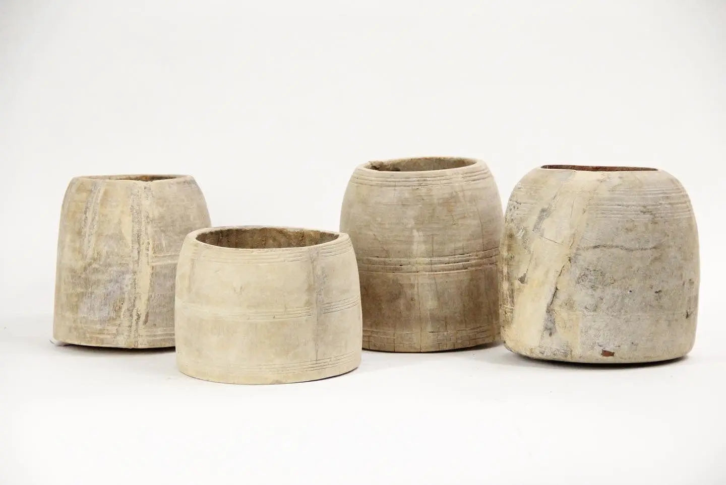 Vintage Natural Wooden Honey Pot  Debra Hall Lifestyle
