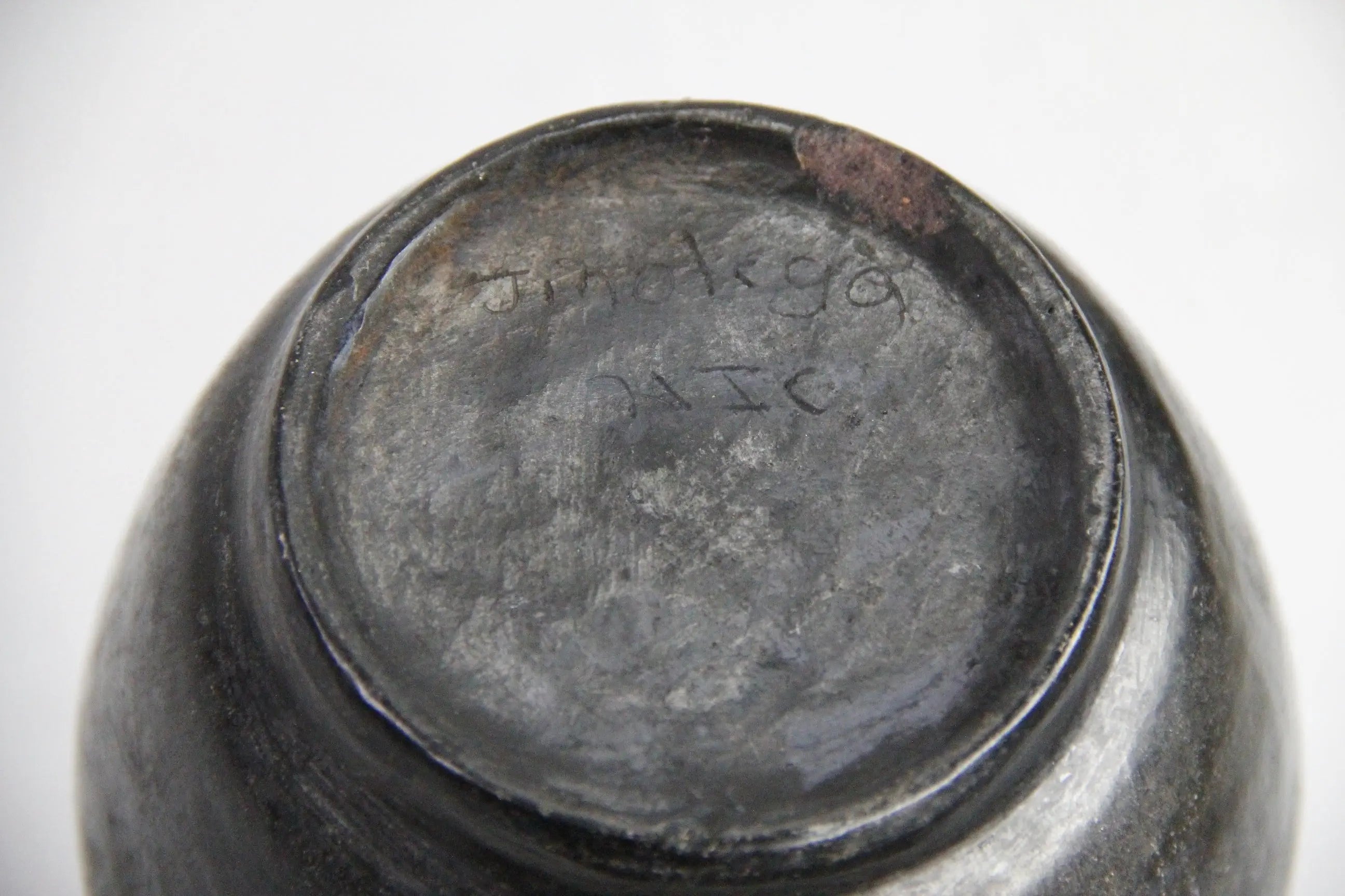 Vintage Oaxaca Black Pottery Vase | Signed Vessel  Debra Hall Lifestyle